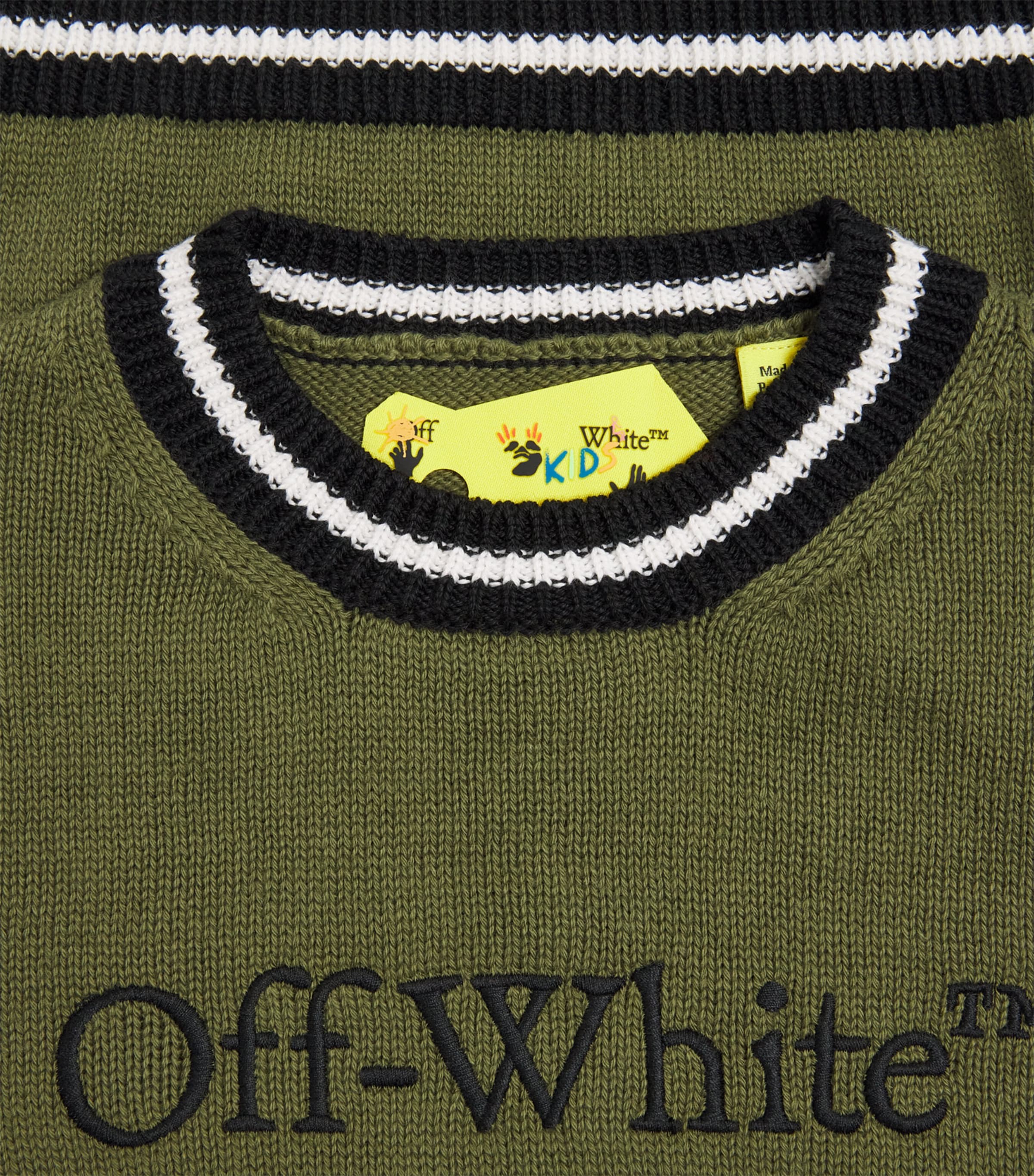 Cotton Big Bookish Sweater (4-12+ Years) MARTINI OLIVE Image 3