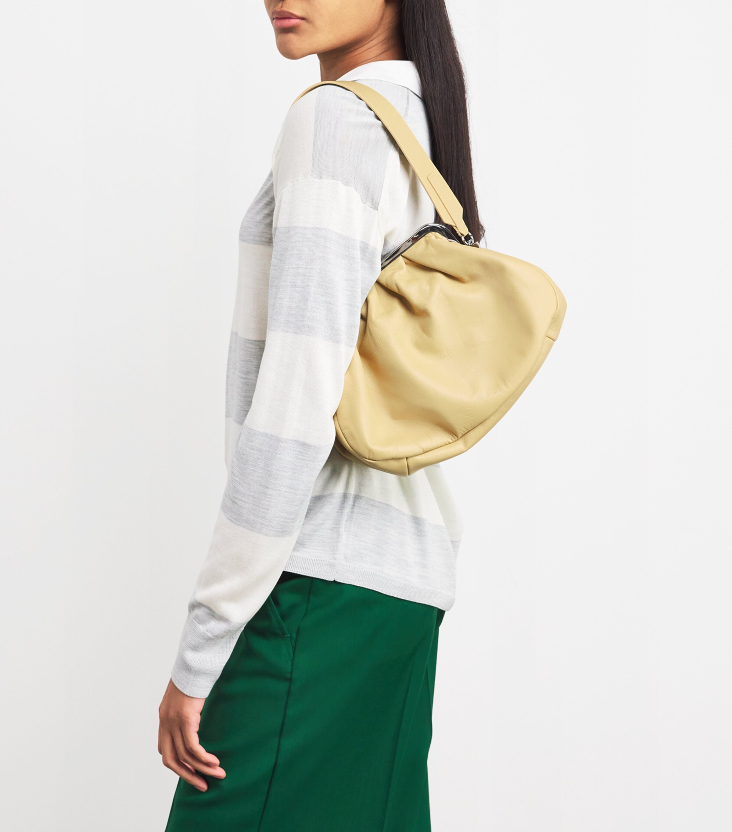 Medium Nappa Leather Pasticcino Bag MUSTARD Image 2