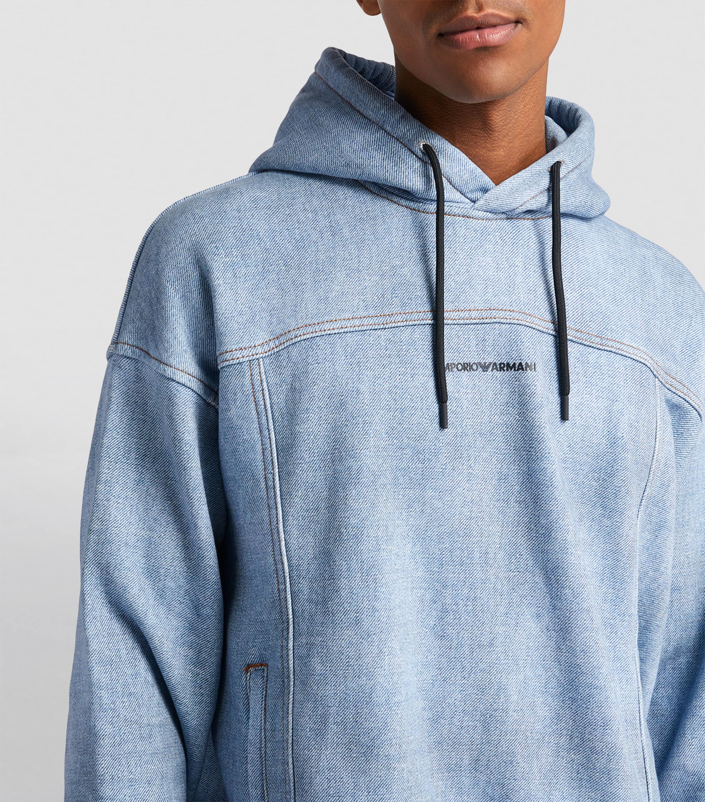 【EMPORIO ARMANI】 Men's Letter Embroidery Hoodie ★ Beige 20969250_51162567_1000.jpg