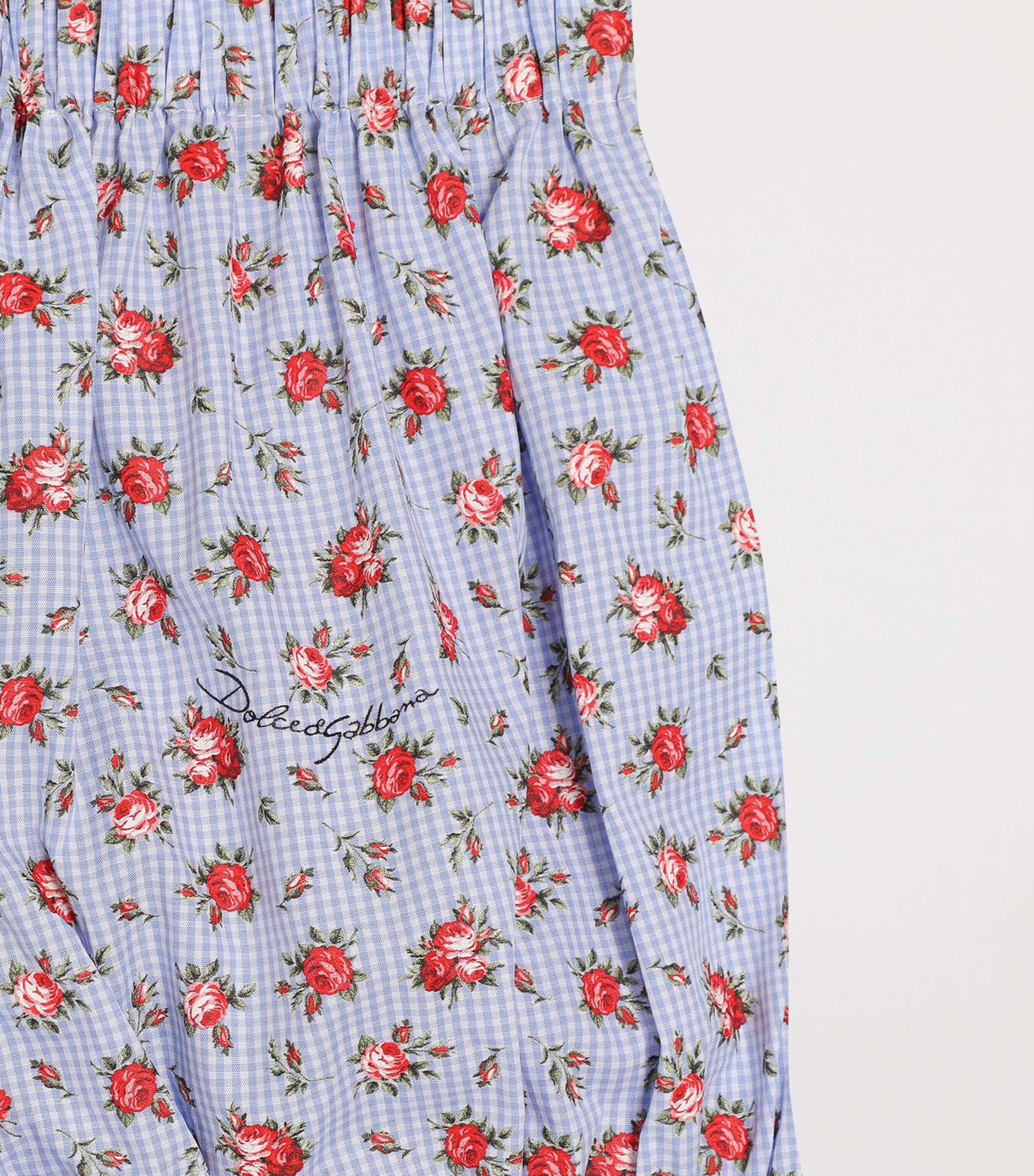 Dolce&Gabbana Kids Rose Print Shorts (3-30 Months) Rose Image 4