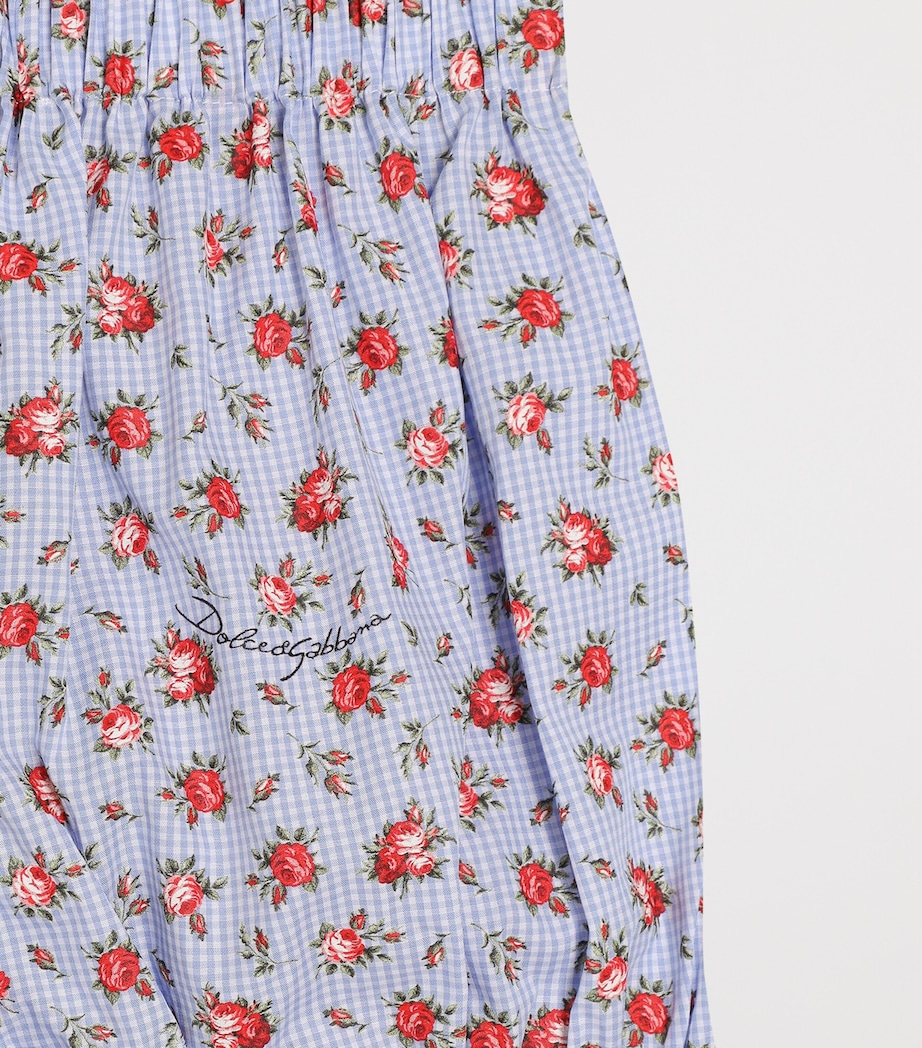 Dolce&Gabbana Kids Rose Print Shorts (3-30 Months) Rose Image 4