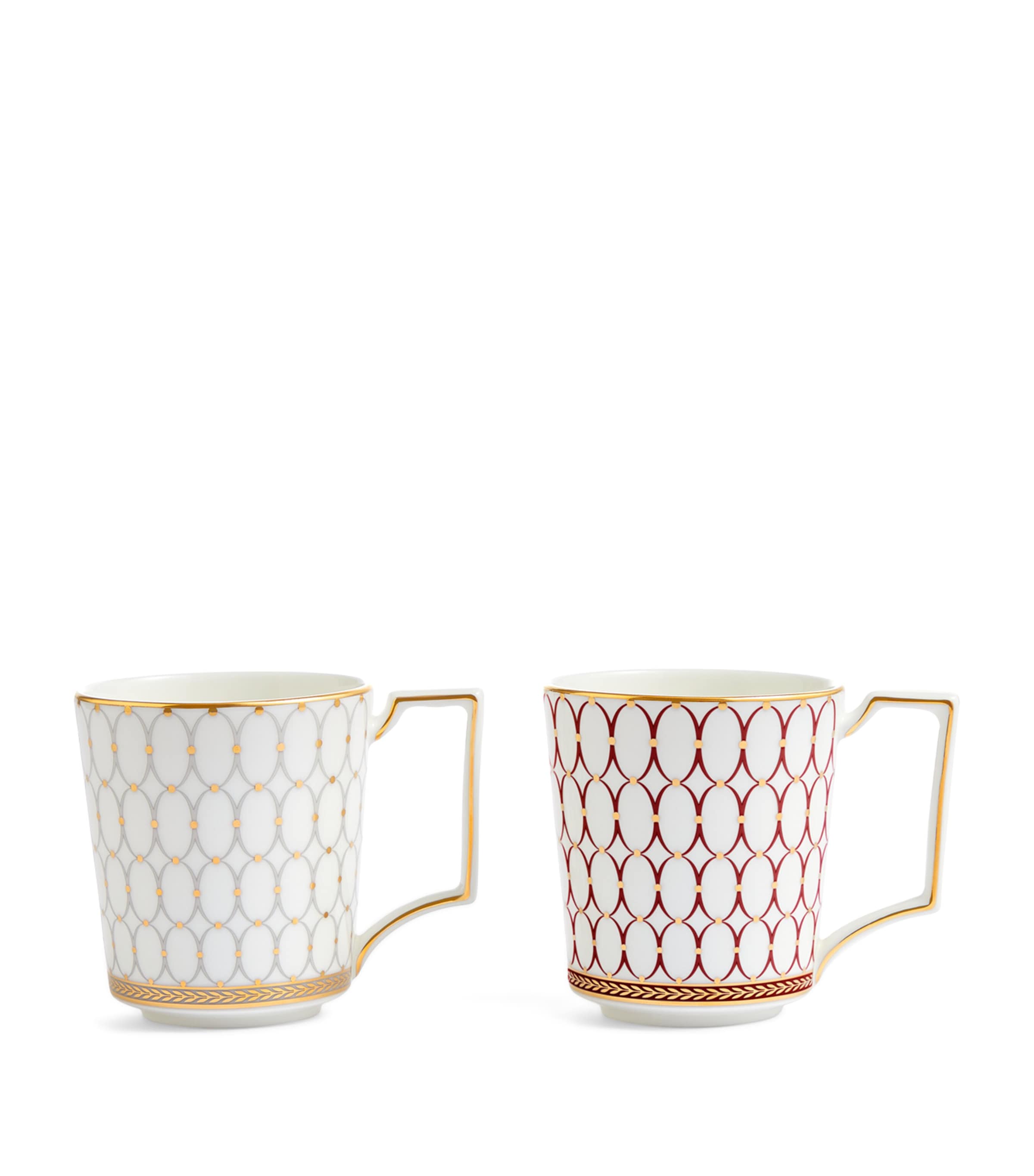 Wedgwood Renaissance Gold Bone China Mug Set Of Two