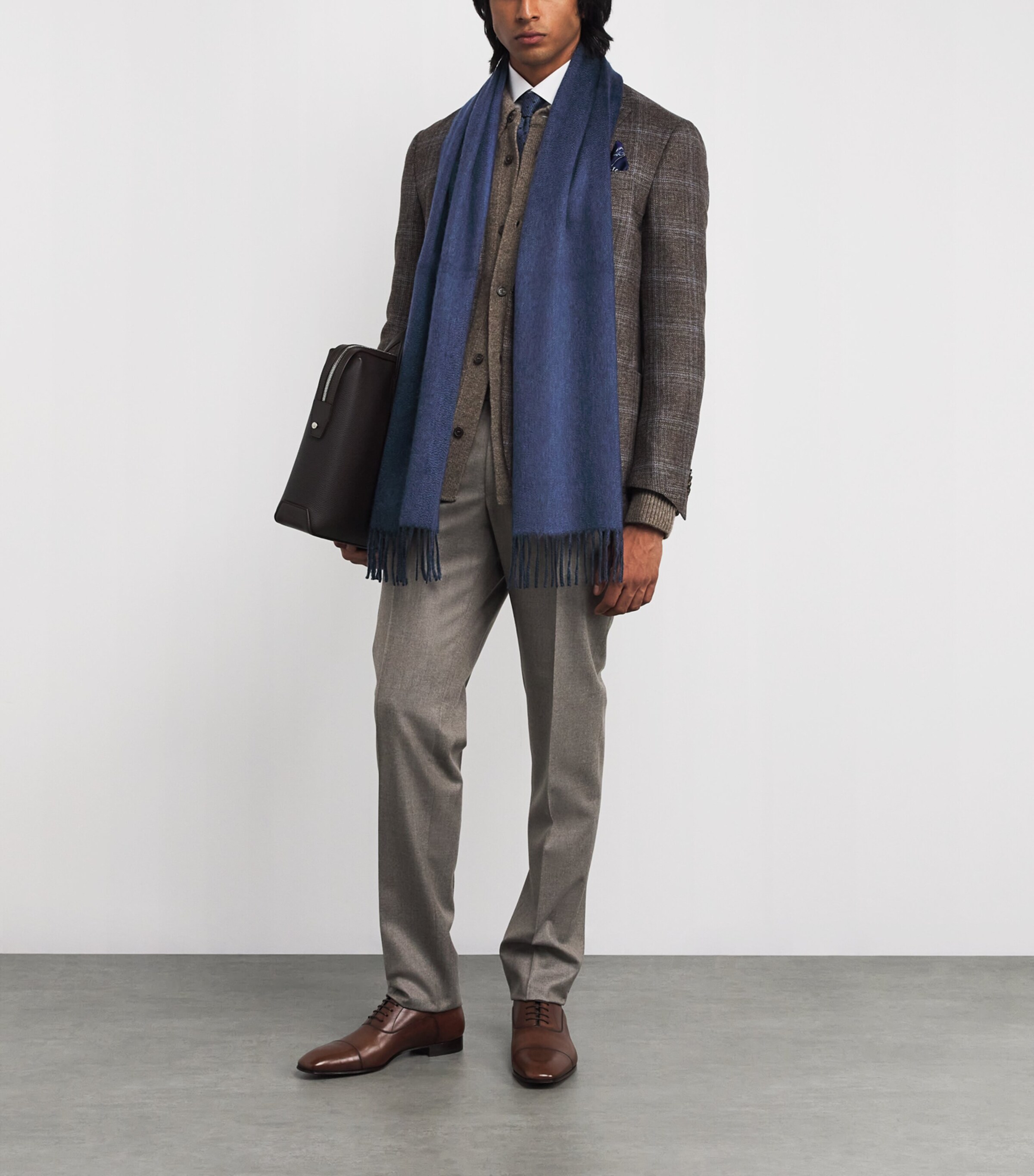 Cashmere Scarf BLUE/4312 Image 2