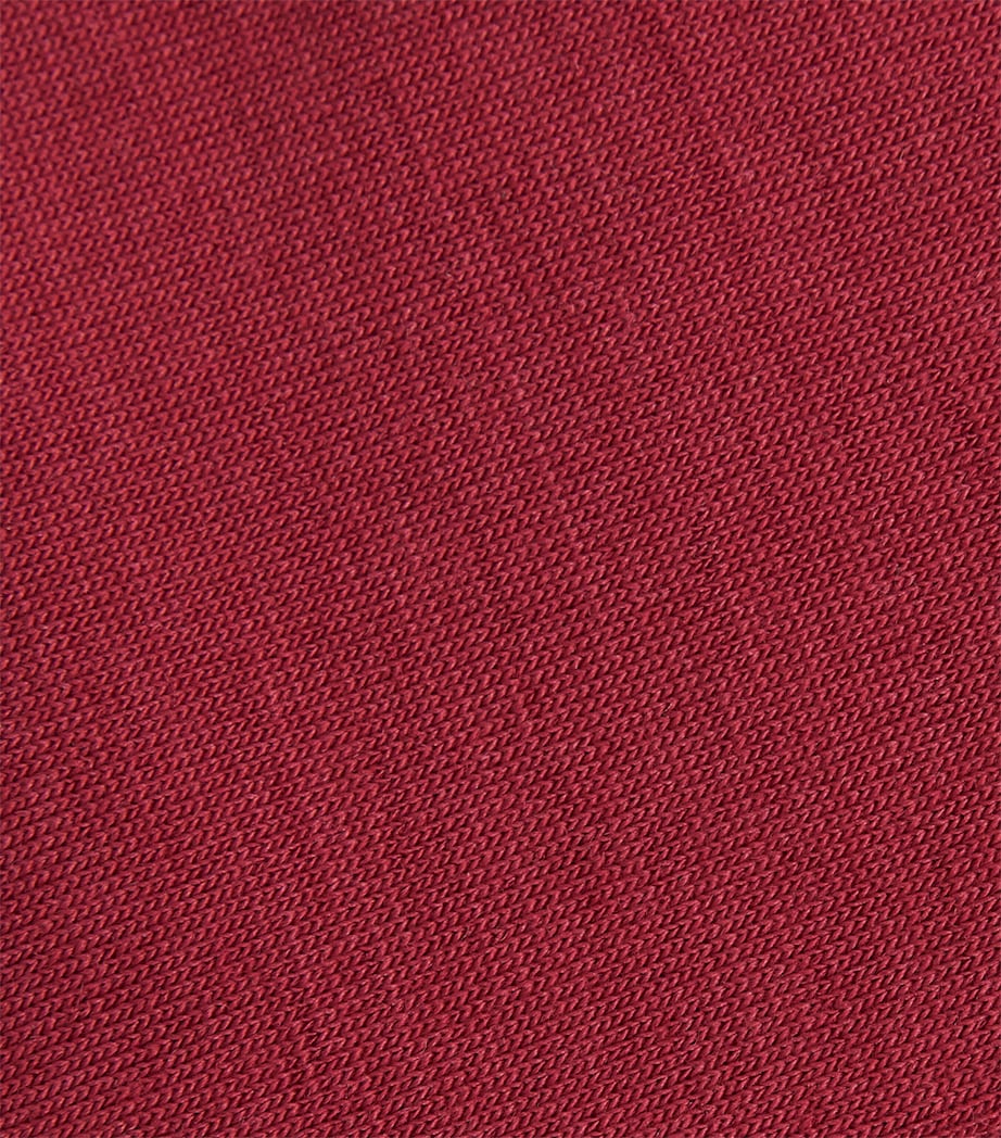 Wool-Cotton-Blend Airport Socks 8830 RUBY Image 2