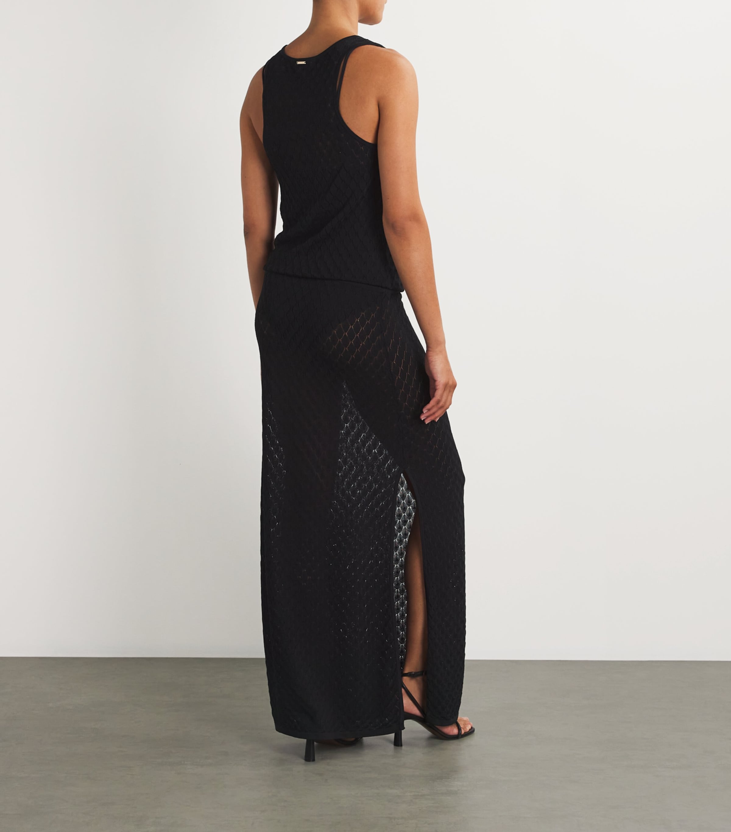 Melissa Odabash Womens Mia Maxi Dress Black Image 3