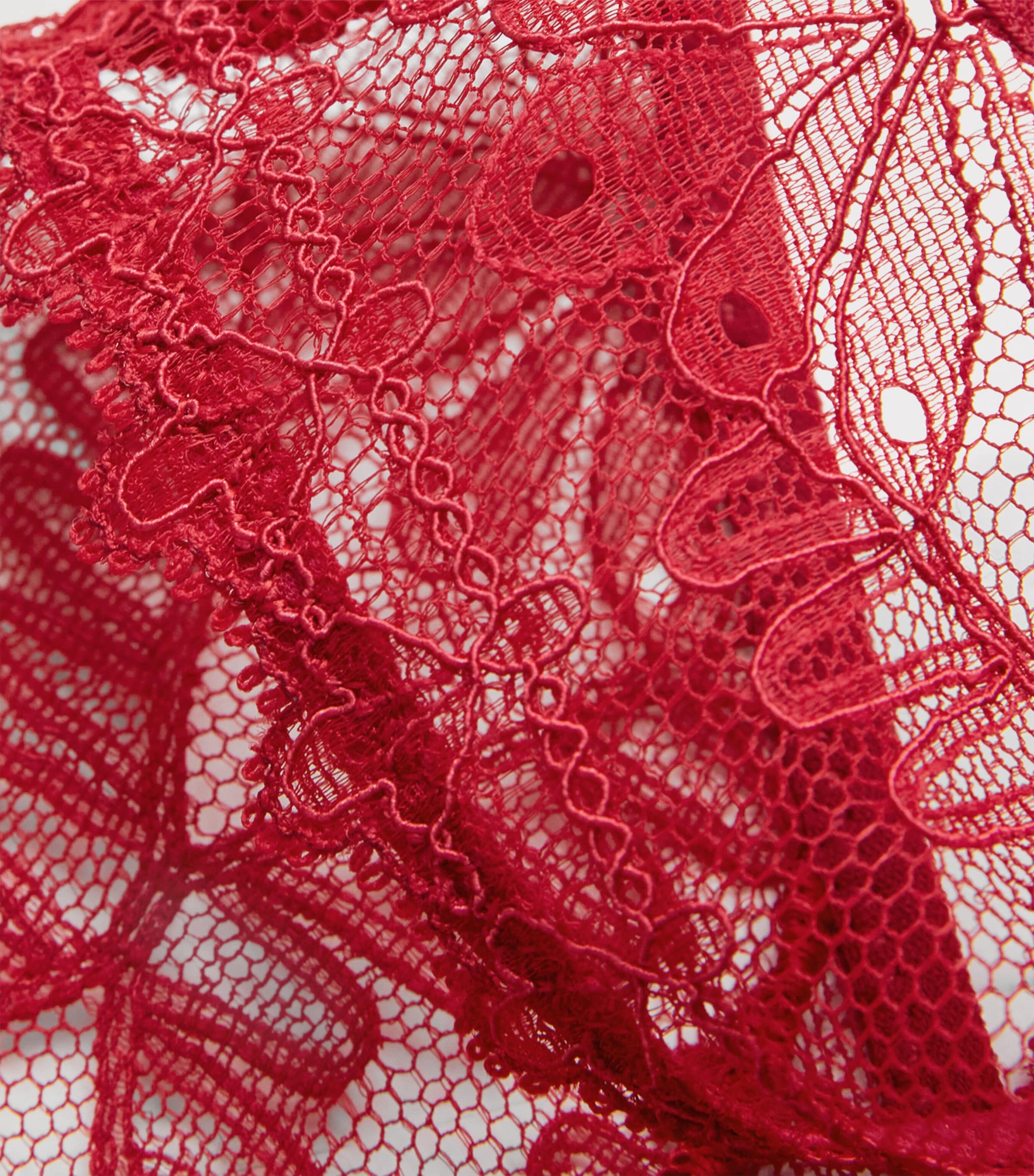 Aubade Womens Lace Mystery of Love Italian Briefs Cherry Image 4