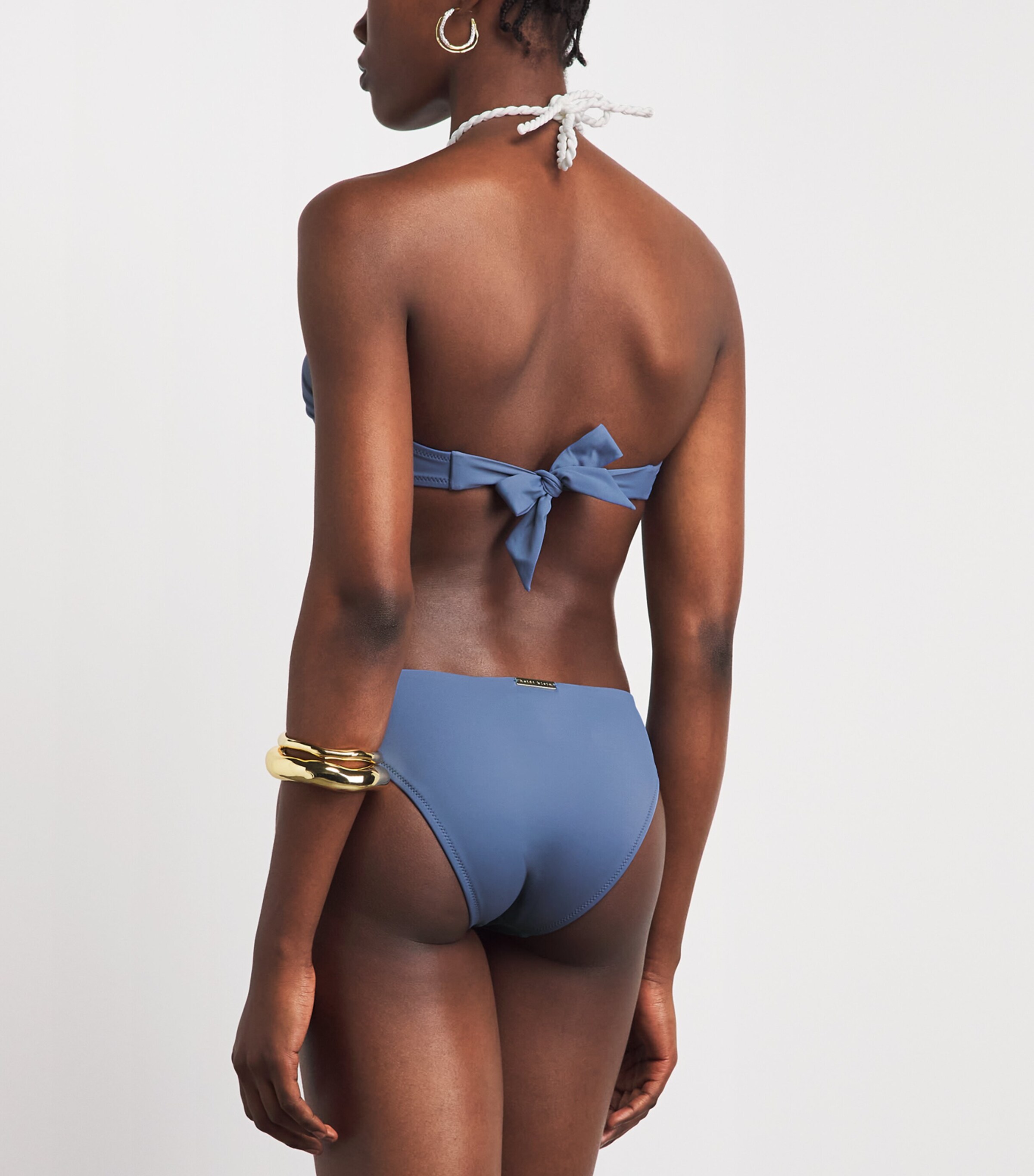 Heidi Klein Womens Cetara Bikini Top Blu Blu Image 3