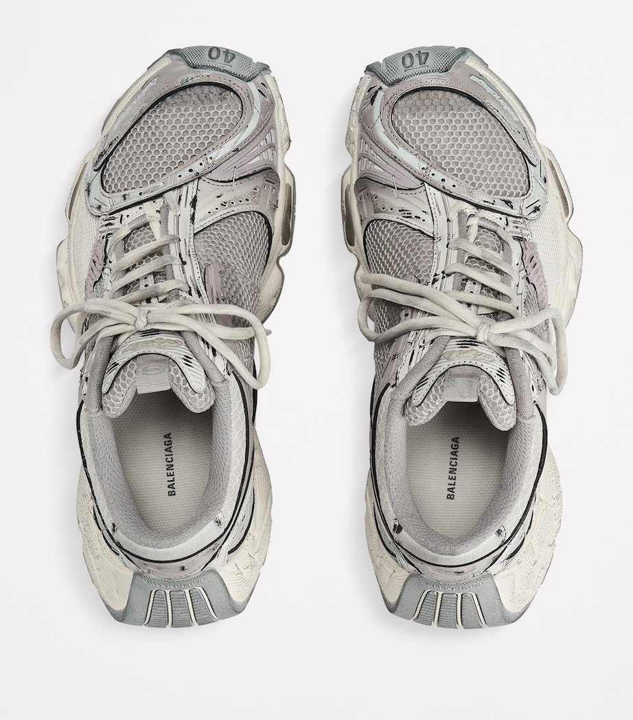 Distressed Stapler Sneakers 9191 Image 4