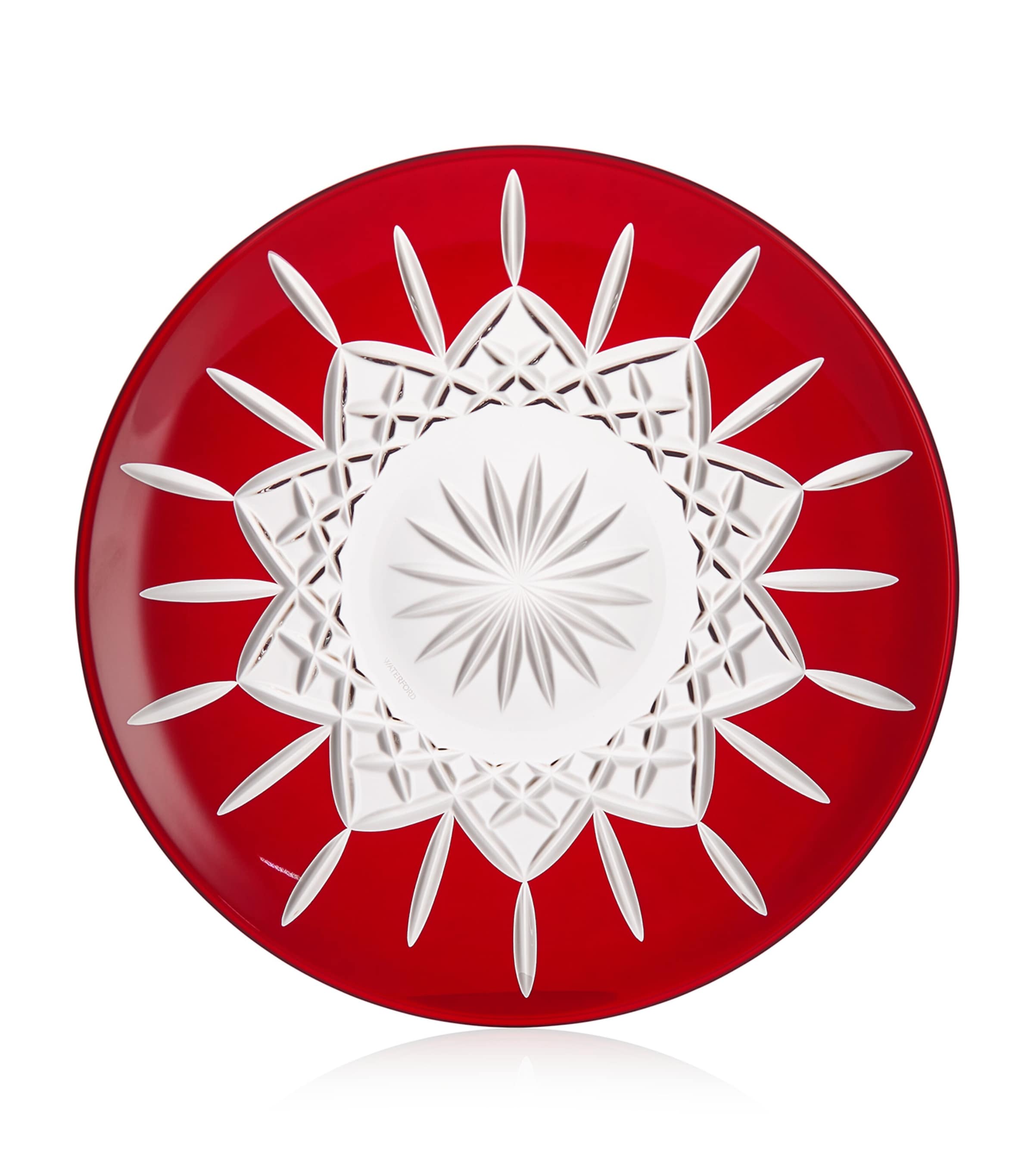Lismore Red Decorative Plate (30cm) RED Image 1