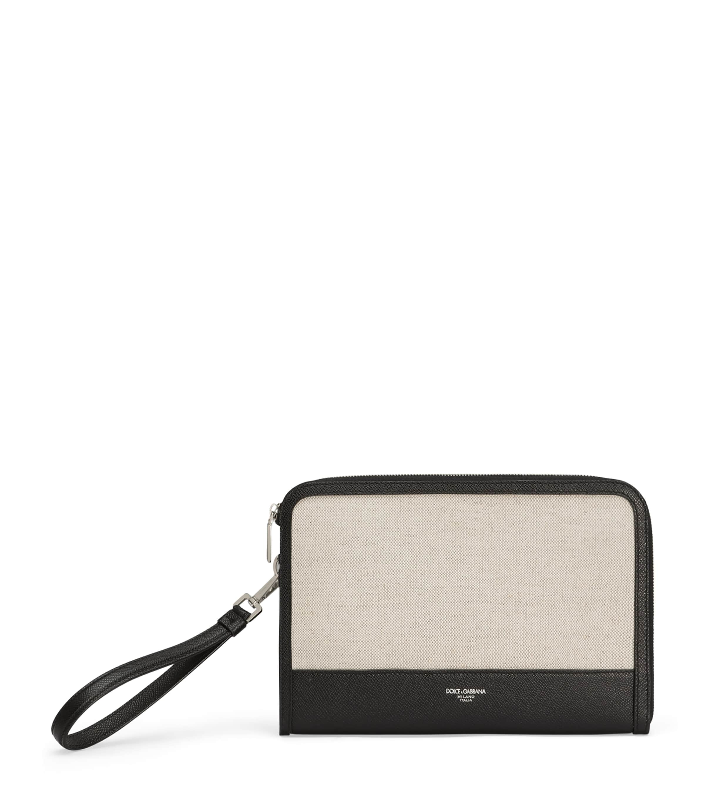 Dolce & Gabbana Canvas Clutch Bag