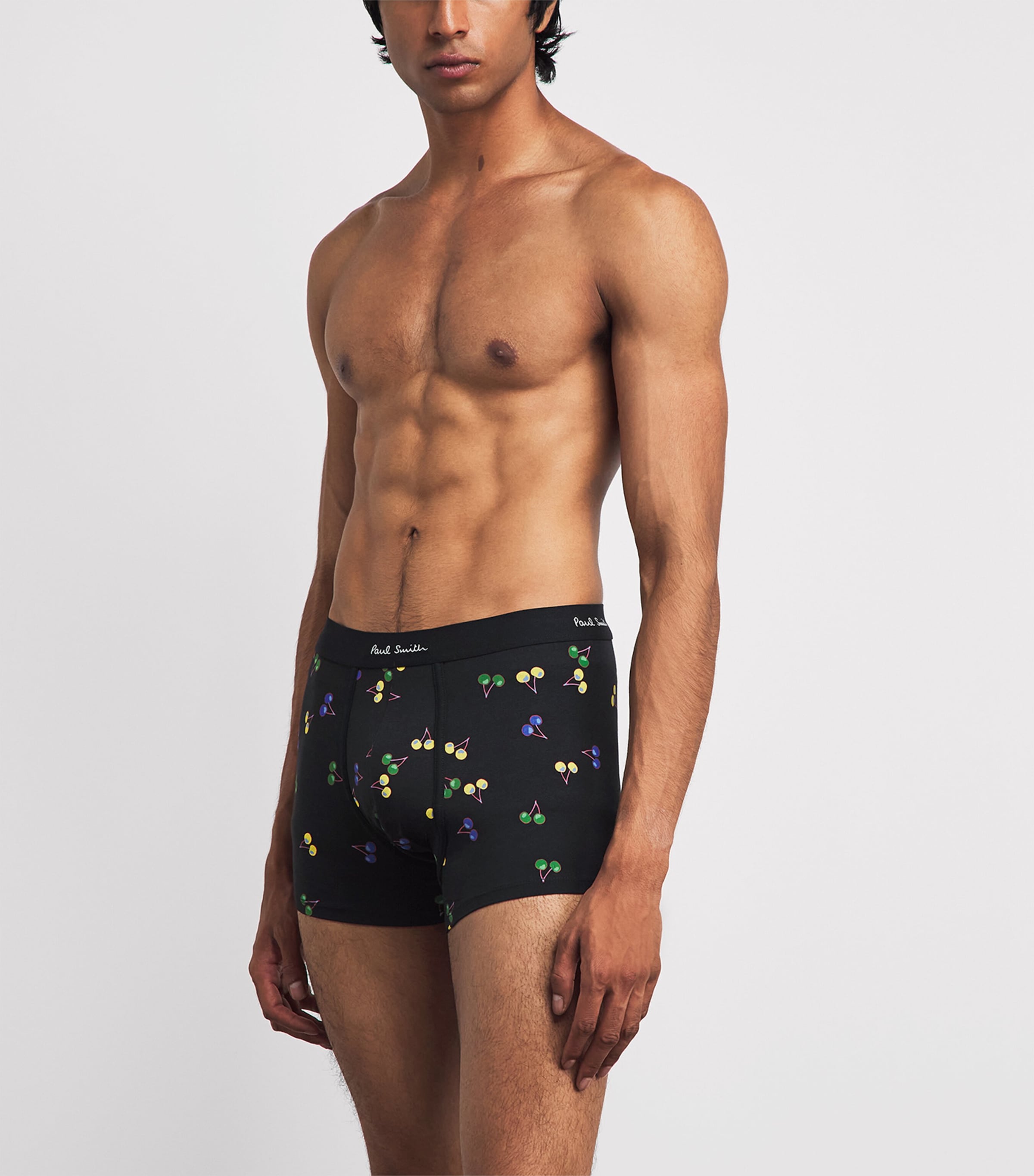 Paul Smith Mens Stretch-Organic Cotton Trunks (Pack of 3) Plate Image 2