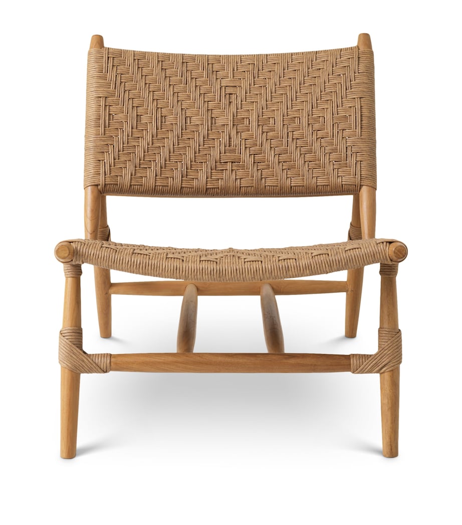 Eichholtz Teak Laroc Outdoor Chair and Footstool Ntrl Tk+fx Rtn Image 6