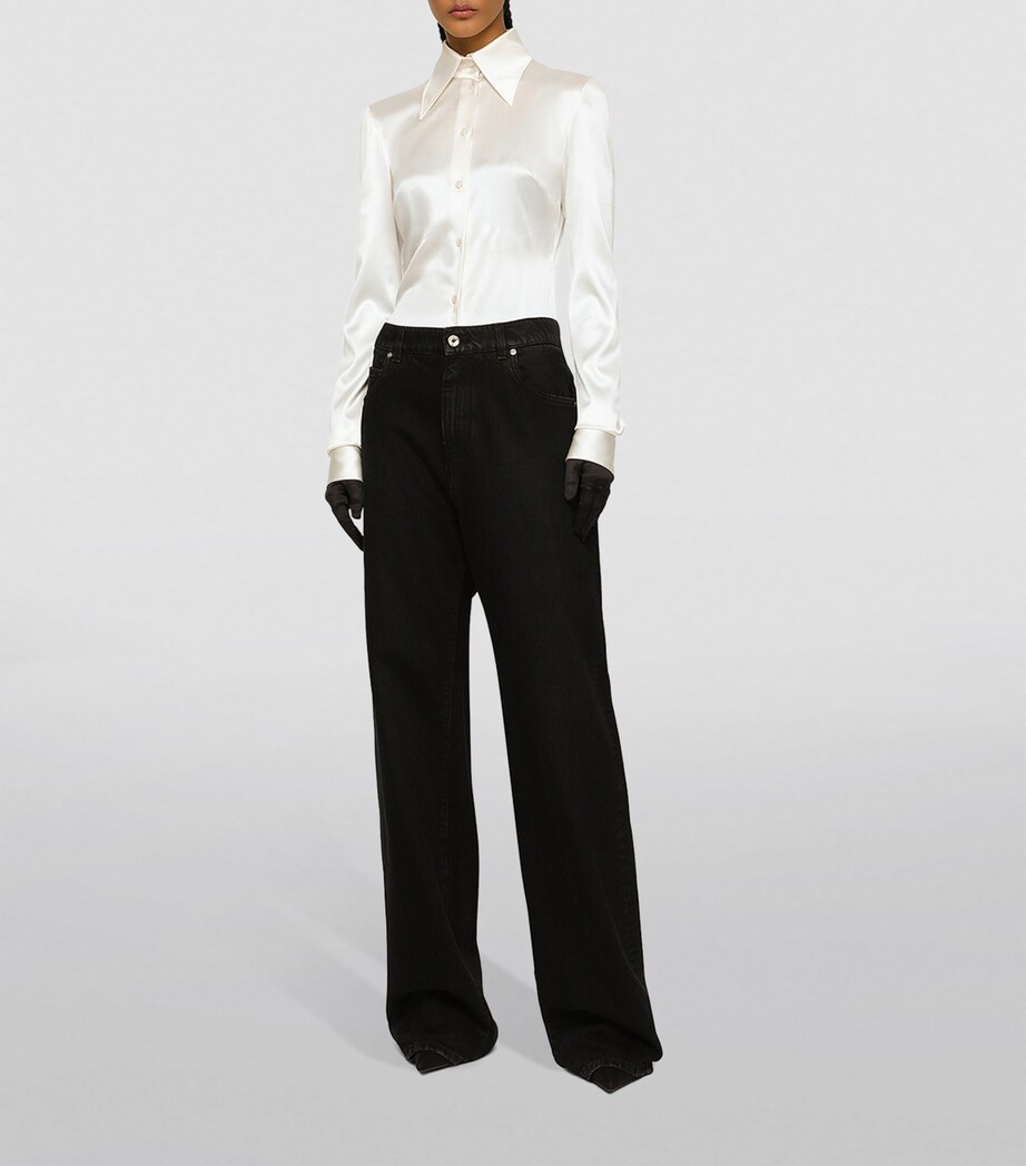 KIM DOLCE & GABBANA Flared Jeans S9001-COMBINE COL Image 3