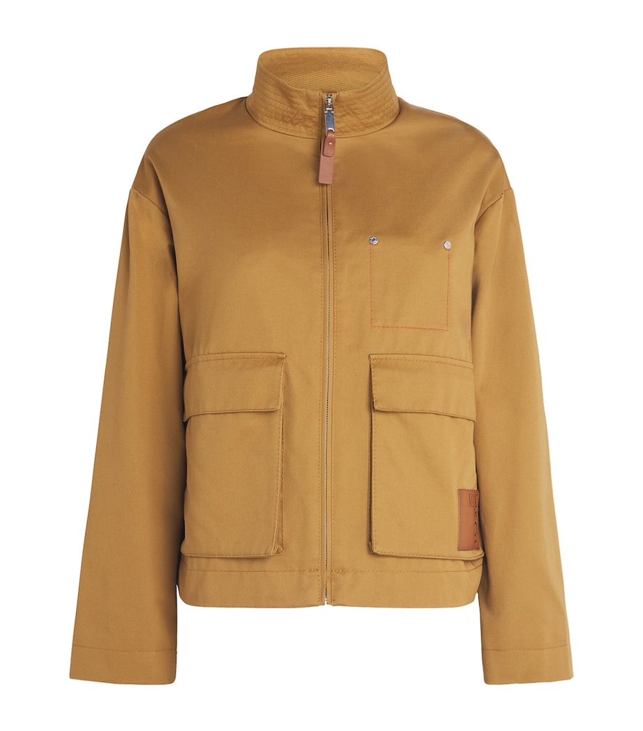 Cotton Gabardine Jacket OCHRE Image 1