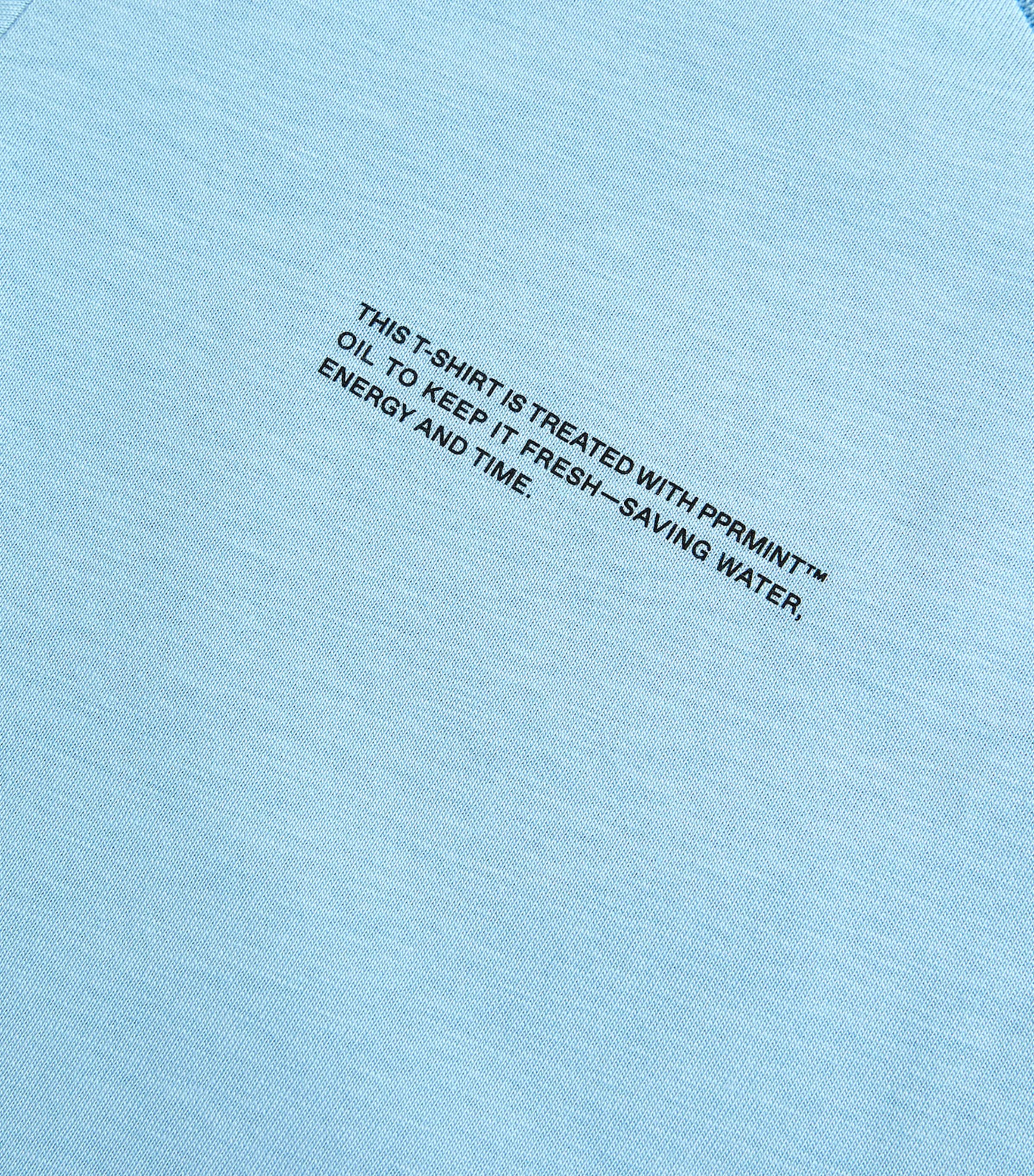 Organic Cotton Pprmint T-Shirt (3-11 Years) CELESTIAL BLUE Image 3