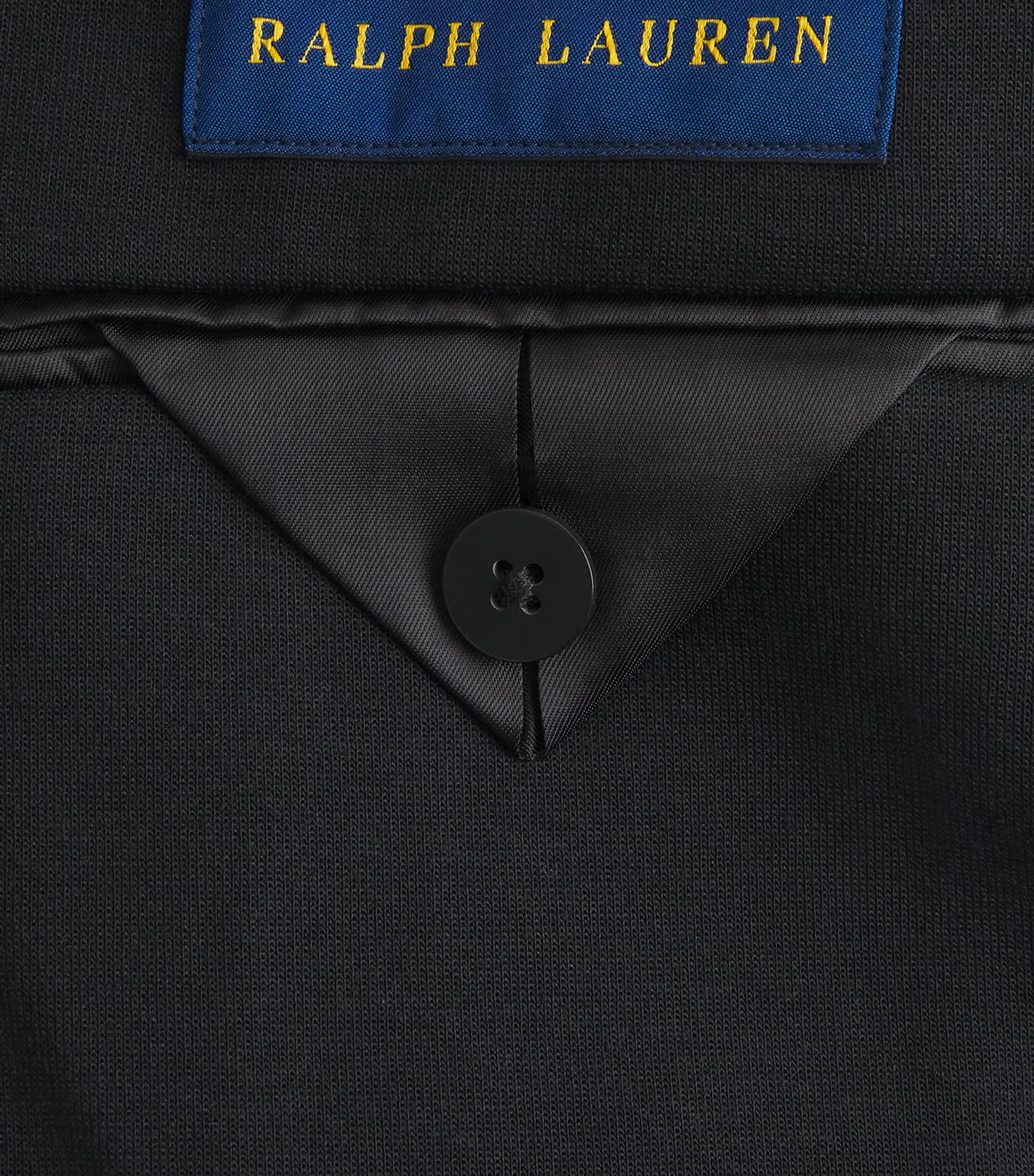 Polo Ralph Lauren Mens Double-Knit Blazer Black Image 5