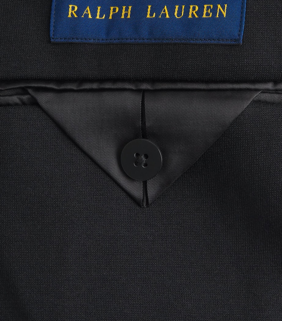 Polo Ralph Lauren Mens Double-Knit Blazer Black Image 5