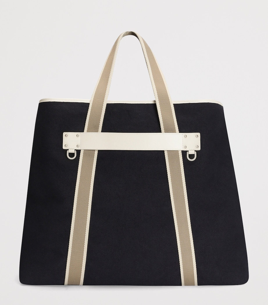 Dolce&Gabbana Cotton-Leather Tote Bag Multicolour Image 6