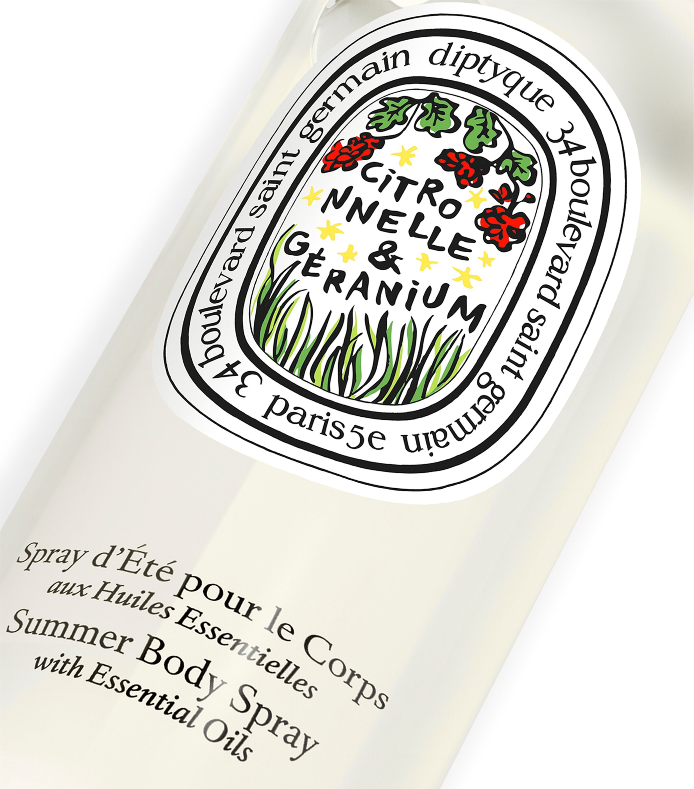 Diptyque Citronelle & Geranium Body Spray (100ml) | Harrods US