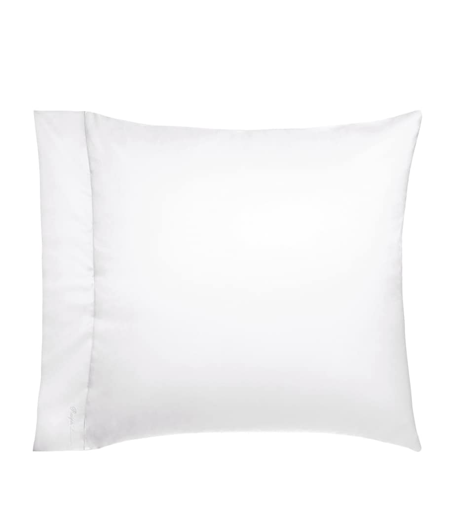 Langdon Square Pillowcase Pair (65cm x 65cm) WHITE Image 2