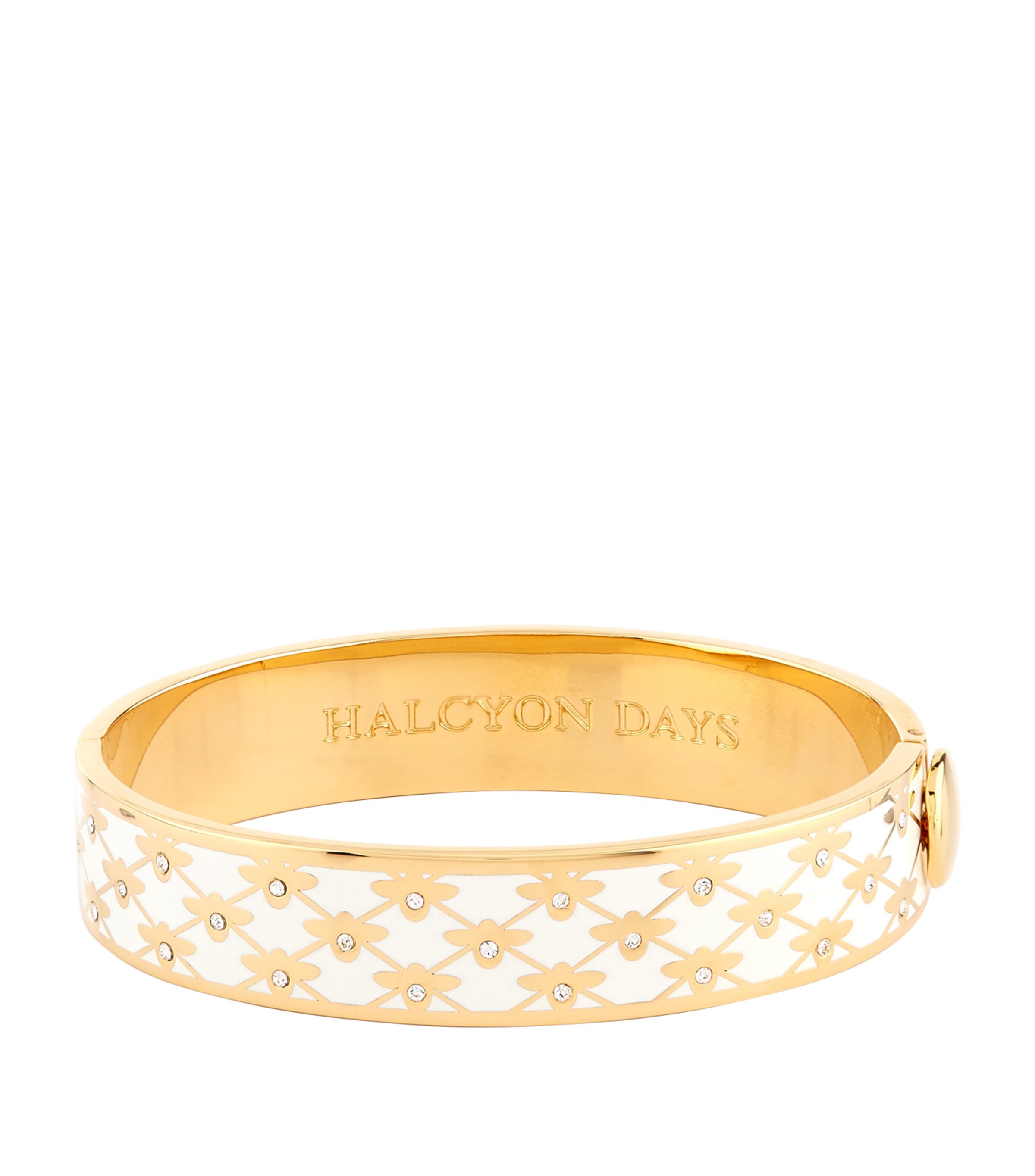 Bee Trellis Bangle CREAM/GOLD Image 1