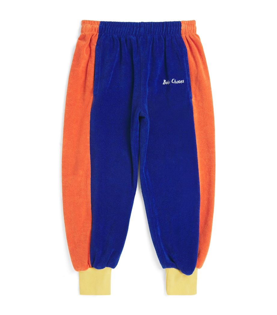 Organic Cotton-Blend Terry Cloth Sweatpants (6-7 Years) MIDNIGHT BLUE Image 1