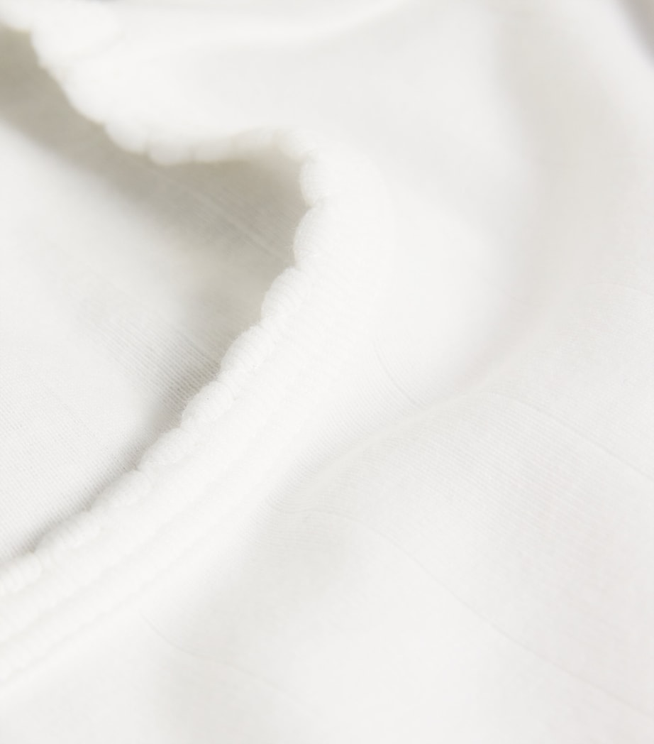 Stretch-Cotton Drop Needle Baby T-Shirt SNOW Image 5