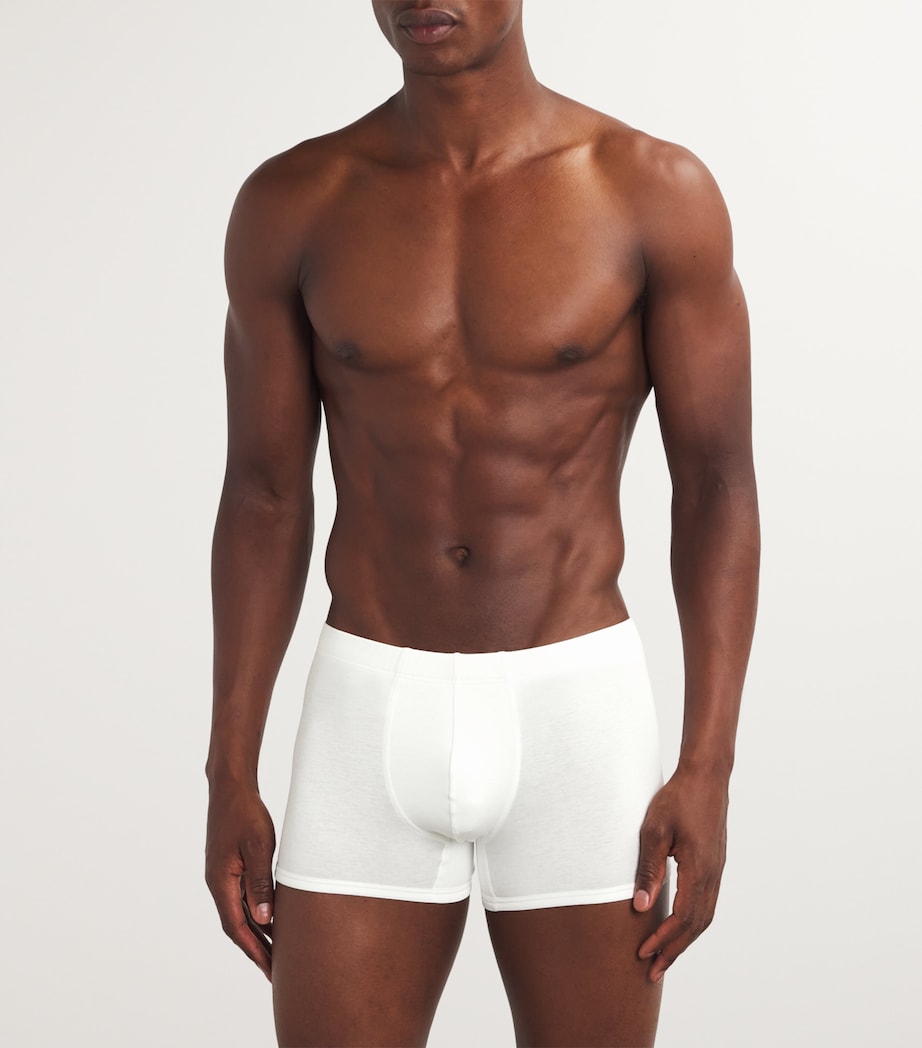Sea Island Cotton Trunks 0101/WHITE Image 2