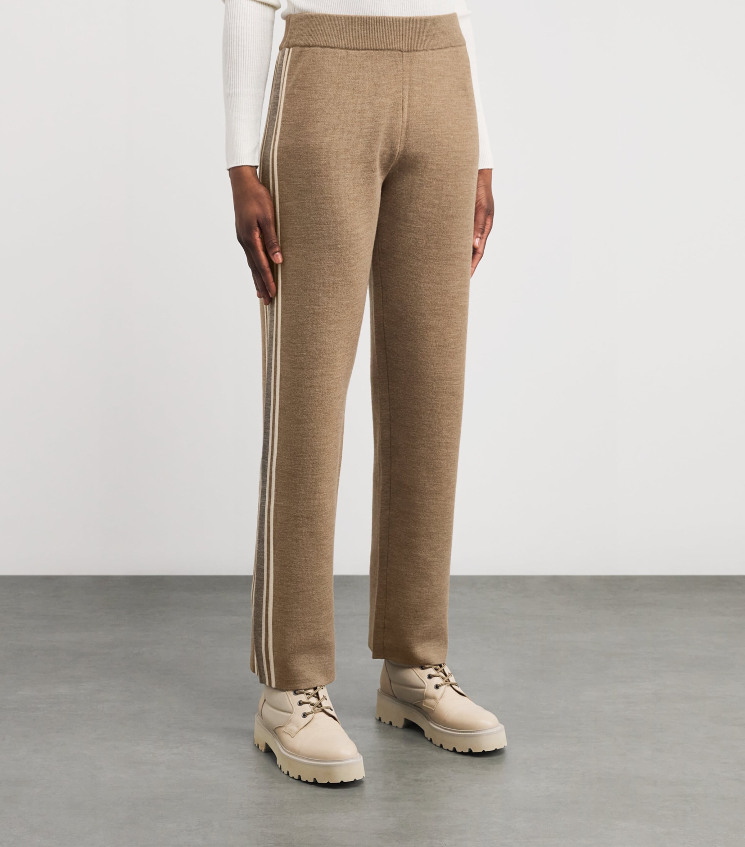 Wool-Blend Benada Sweatpants 1095CHNO/SOURS/FLCN Image 3