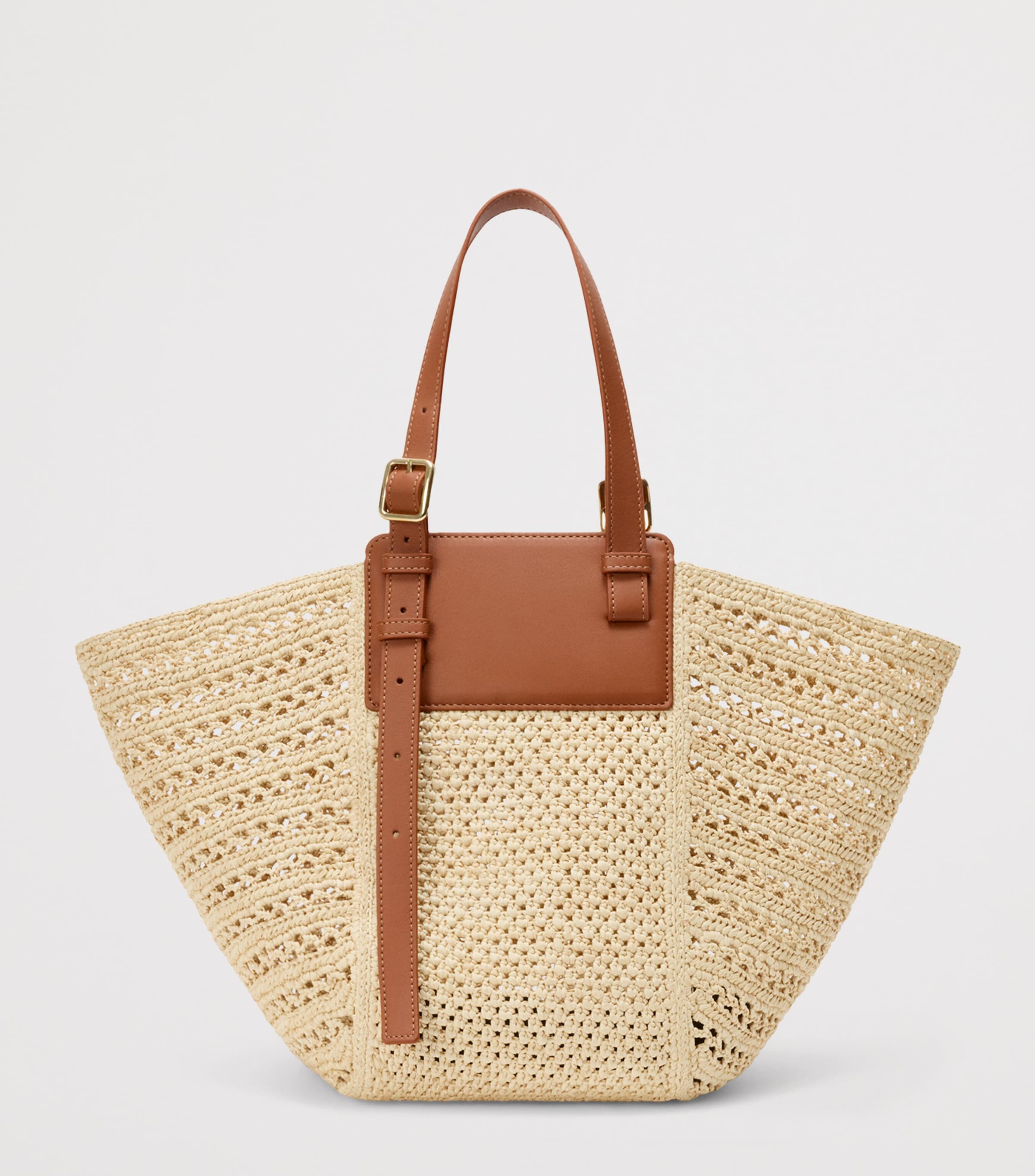 LOEWE x Paula's Ibiza Raffia Hammock Cabas Tote Bag Natural/tan Image 4