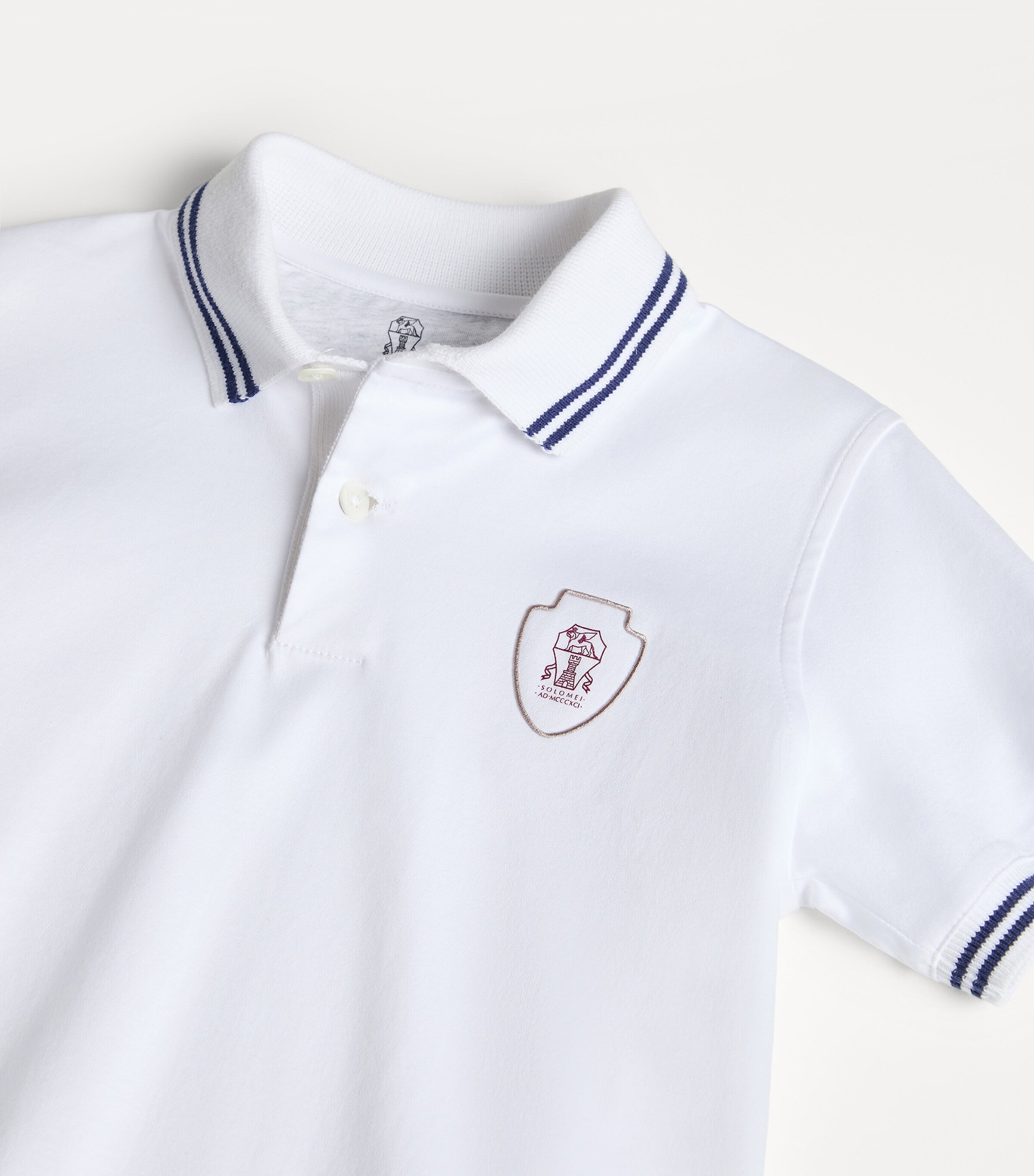 Brunello Cucinelli Kids Cotton Polo Shirt (4-6 Years) Image 3