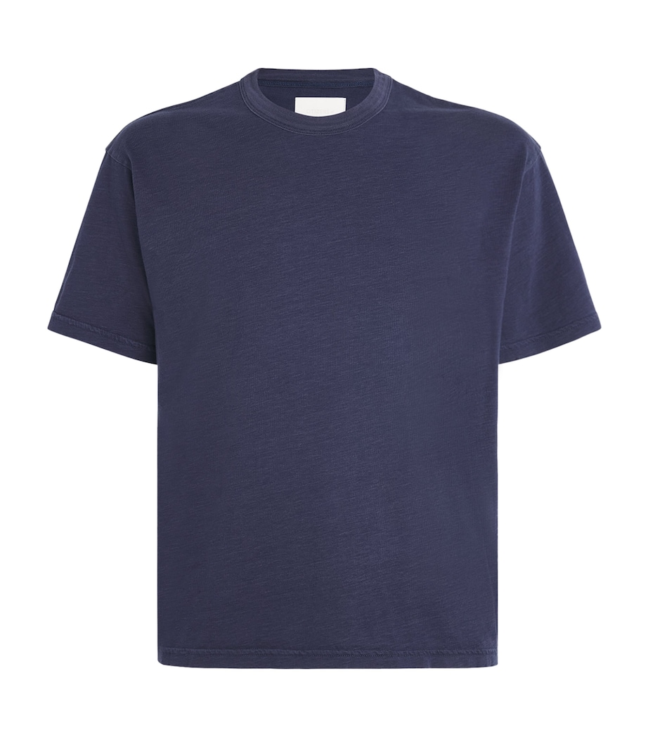 Navy Organic Cotton Boxy T-Shirt - Image 1