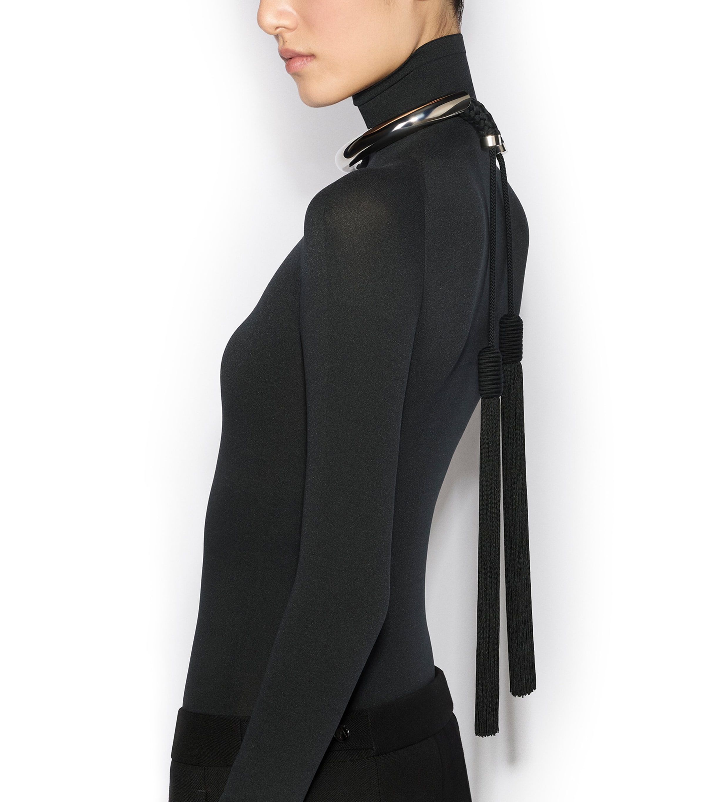 Alaïa Tassels Choker Noir Image 2