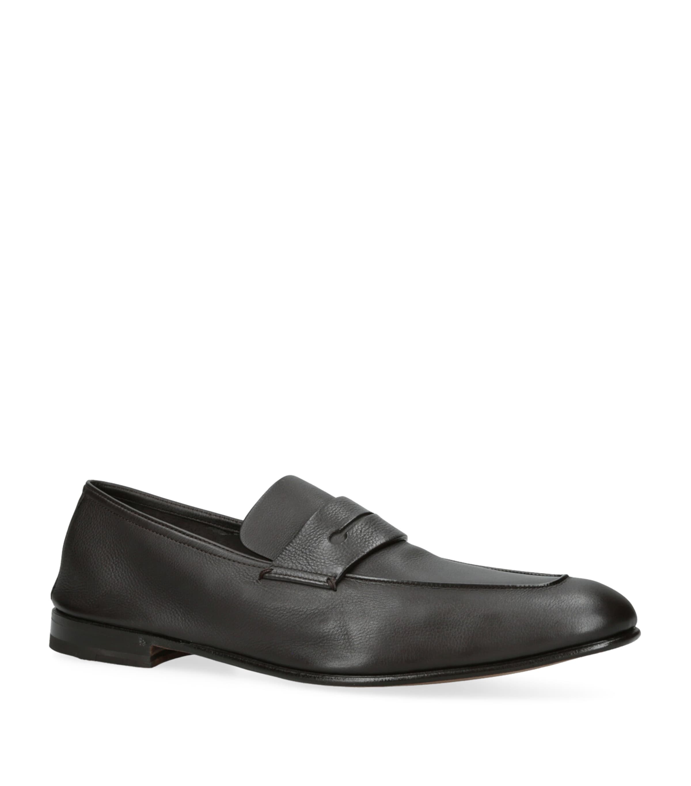 【関税込み】ZEGNA ブラウン ソフトカーフ L'asola ローファー Zegna L'Asola スエードローファー | ブラウン | FARFETCH JP