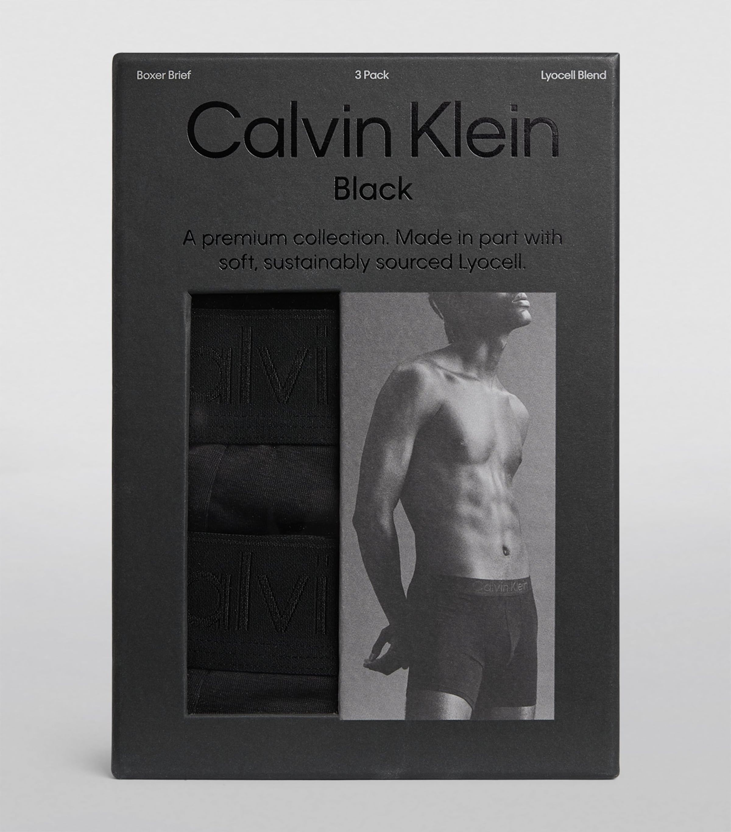 Calvin Klein Lyocell Blend Boxer Briefs Pack of 3 Harrods US