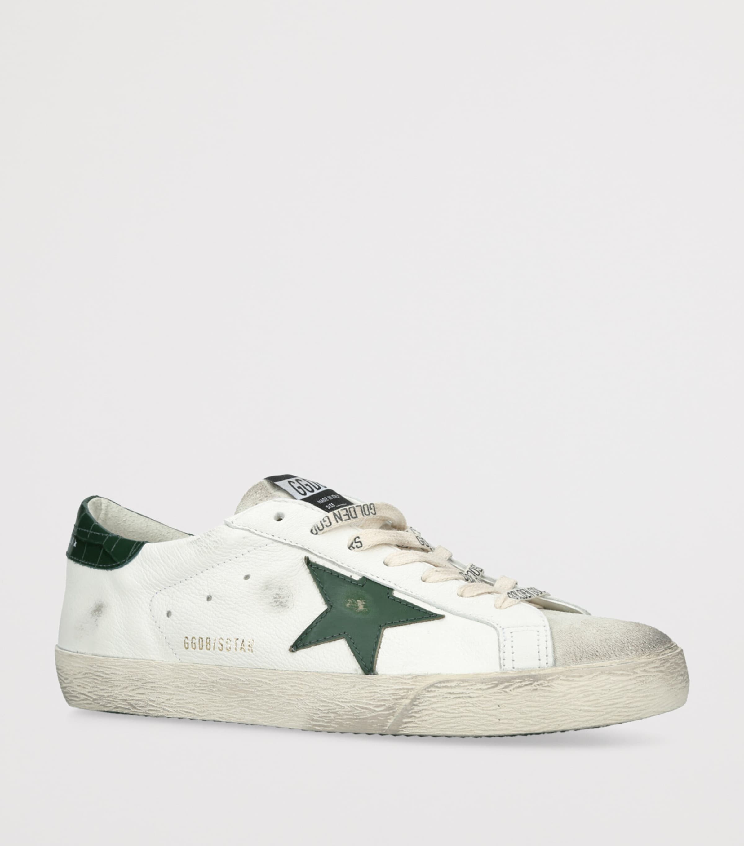 Leather Super-Star Sneakers GREEN OTH Image 3