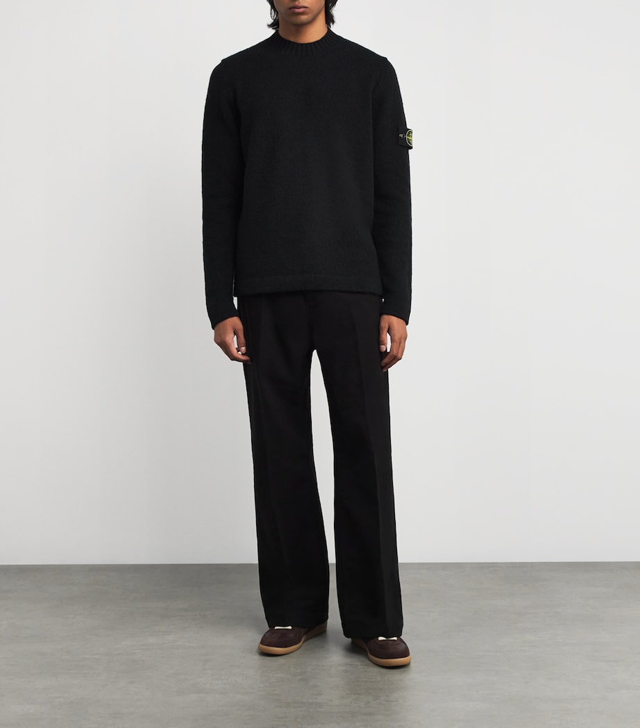 Wool-Blend Textured Sweater V0029 Image 2