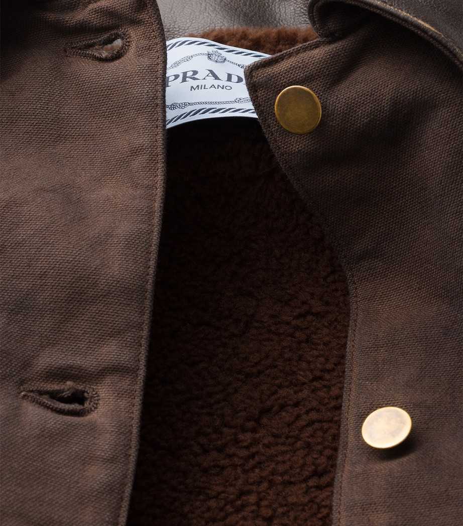 Canvas Oversized Jacket F0027 Image 7