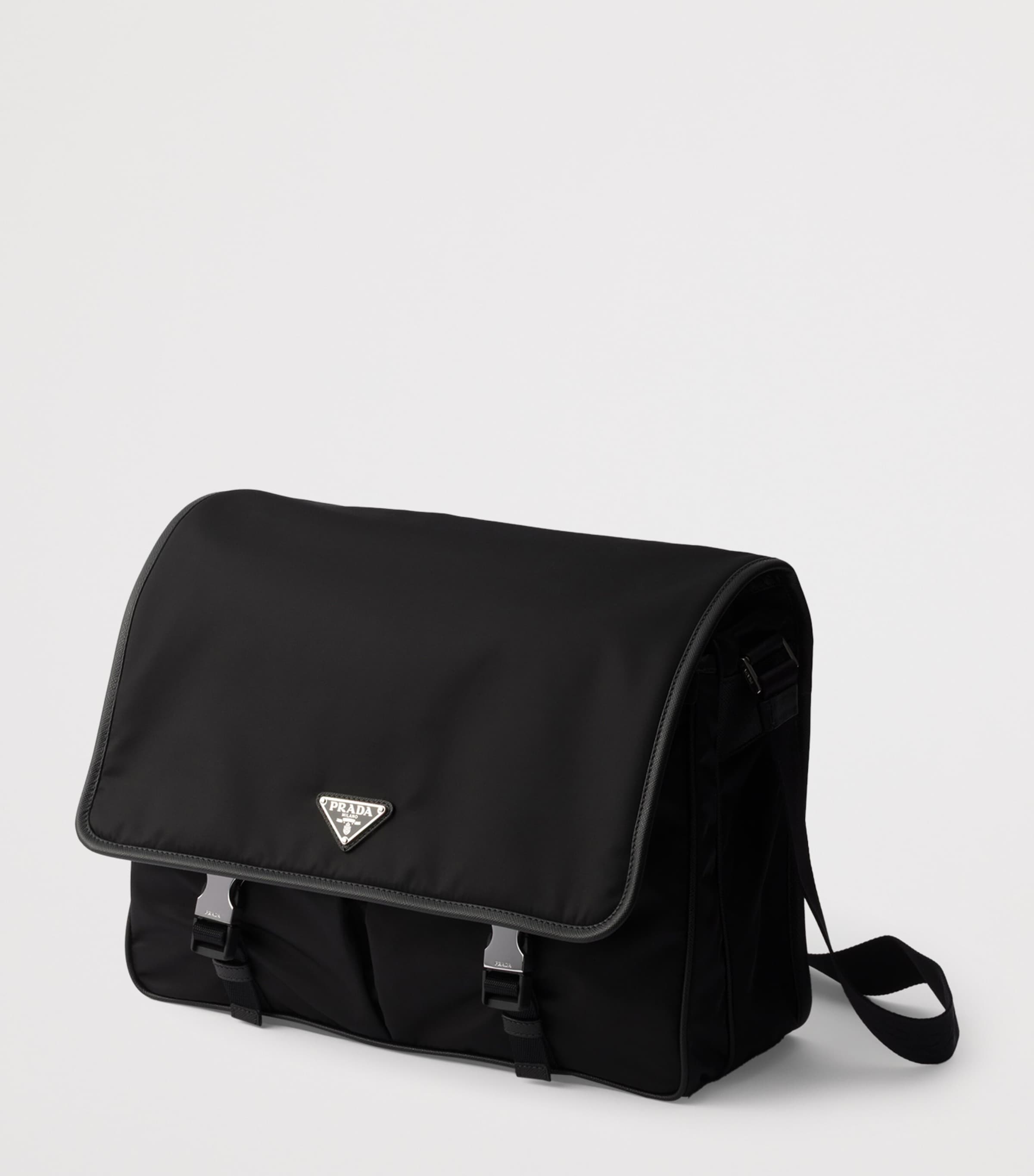 Prada Re-Nylon and Saffiano Leather Shoulder Bag Image 2