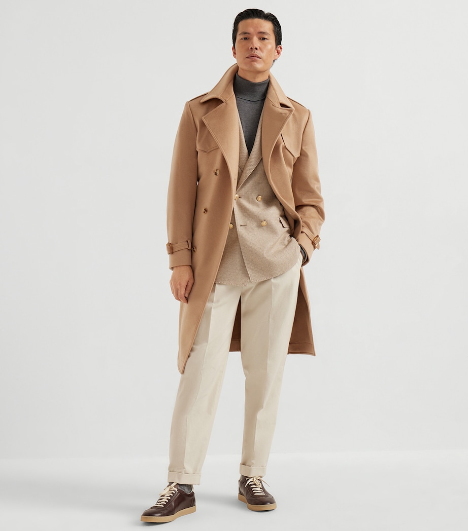 Cashmere Belted Trench Coat C001 Image 5