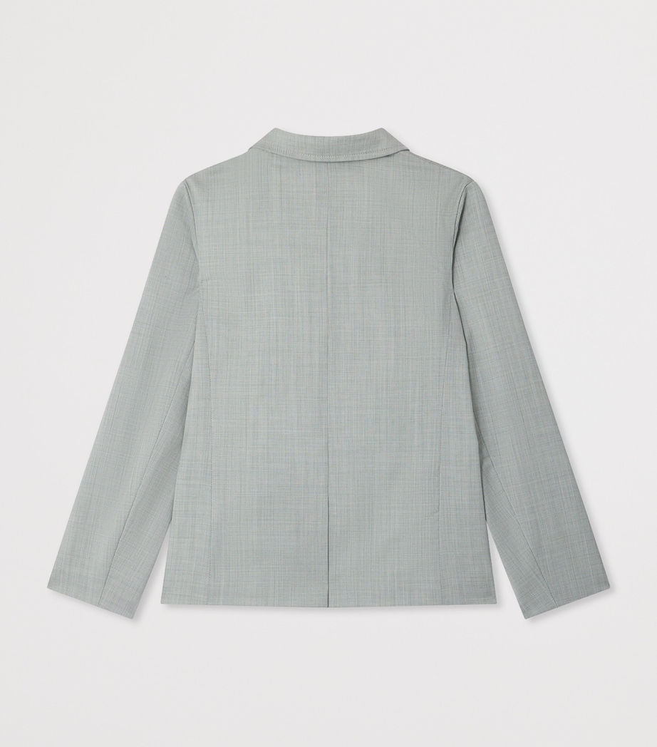 Bonpoint Wool Benjamin Blazer (10-14 Years) Vert Ardoise Image 2