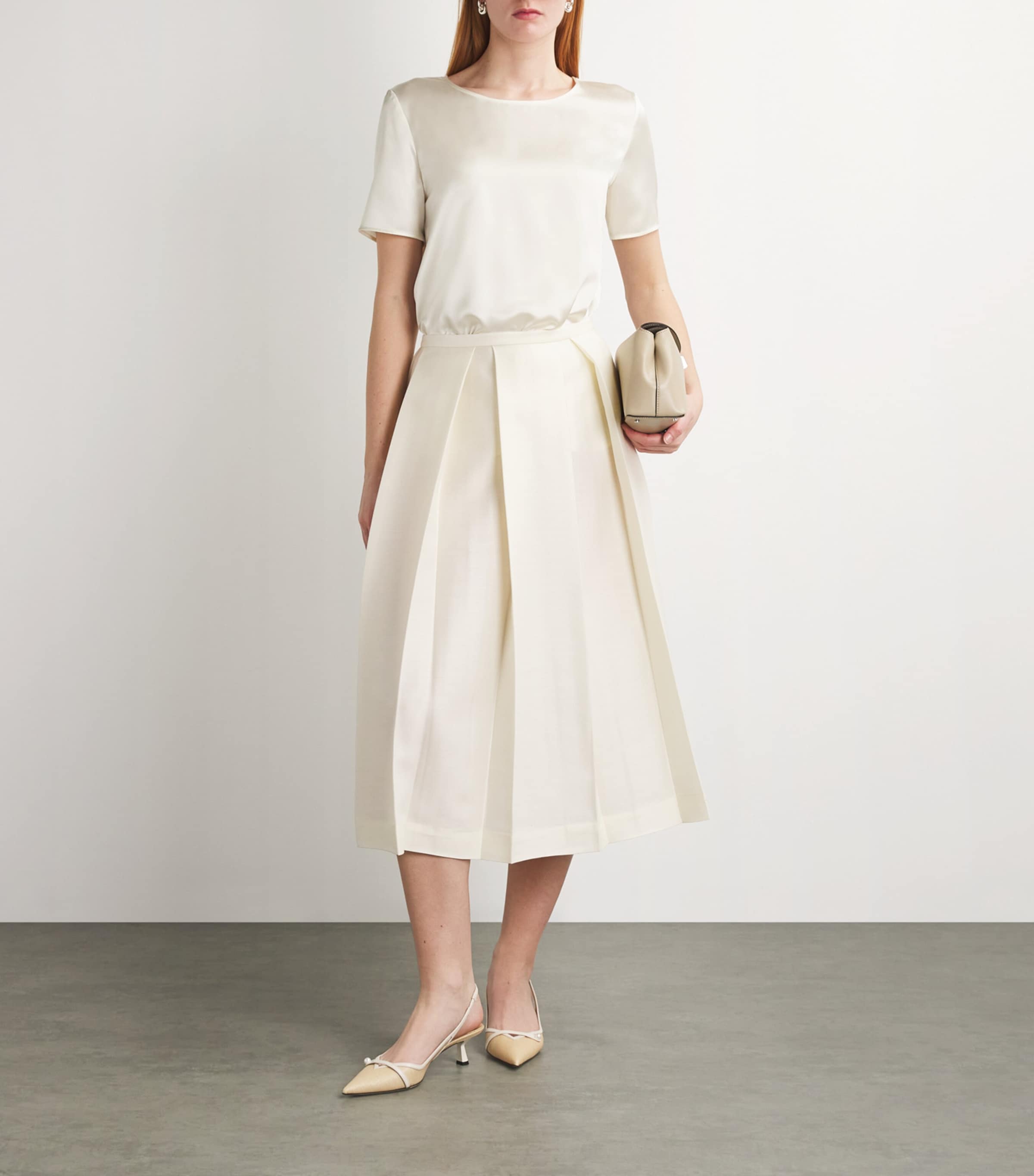 Max Mara Silk T-Shirt | Harrods US
