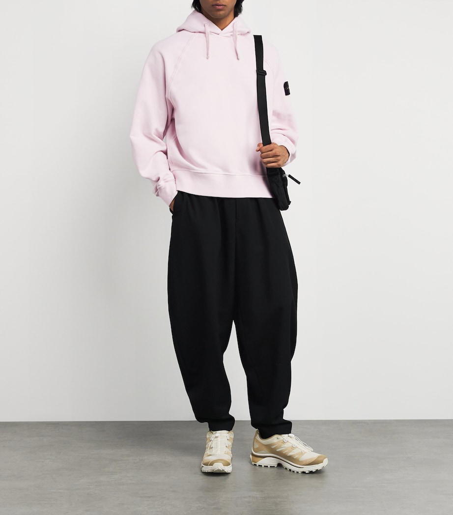 Cotton Compass Patch Hoodie V0080 Image 2