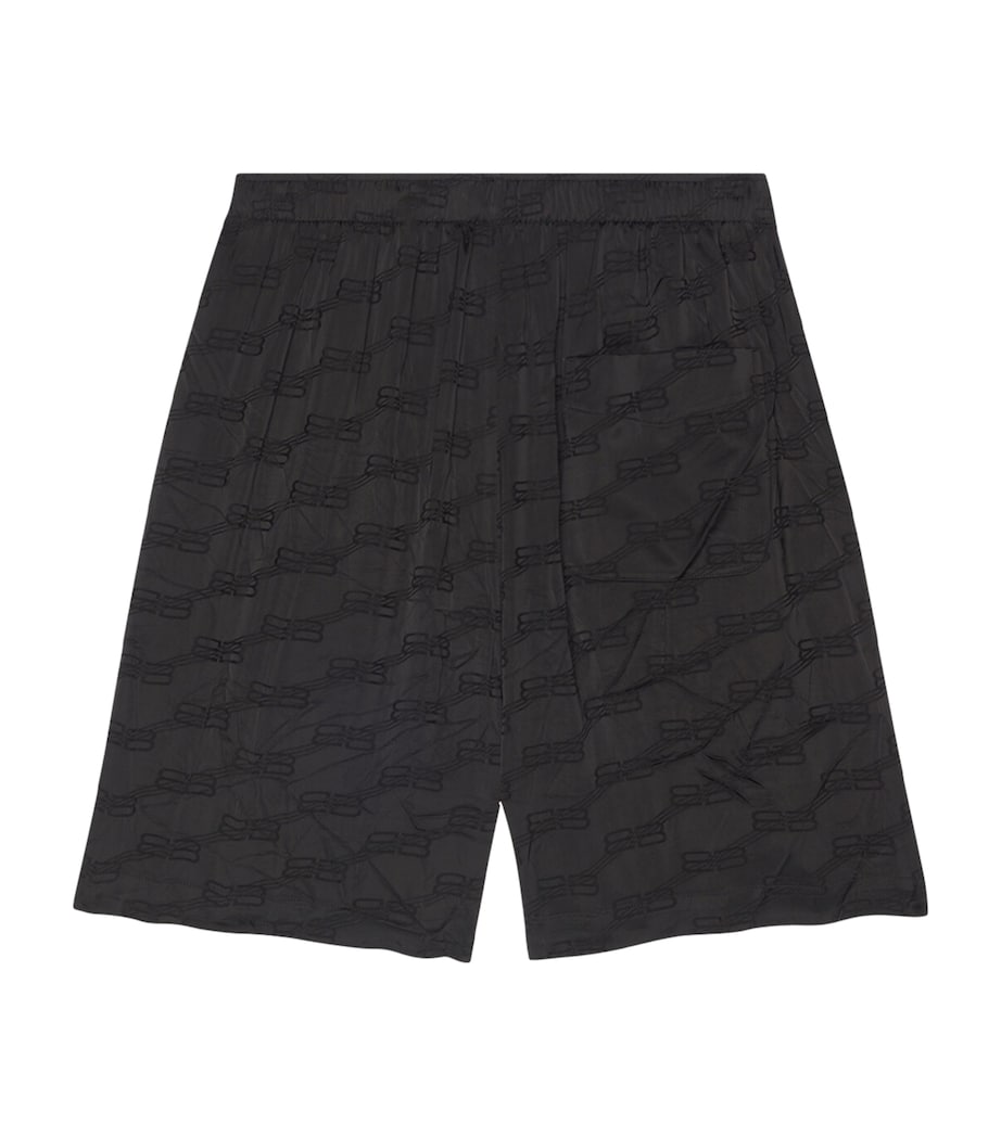 Creased BB Logo Print Shorts 1000 Image 2