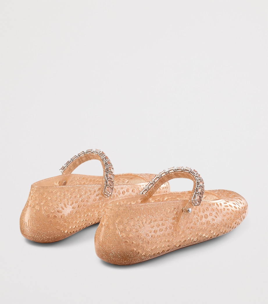 The Jelly Ballet Flats LIGHT TOFFEE/SILVER Image 4
