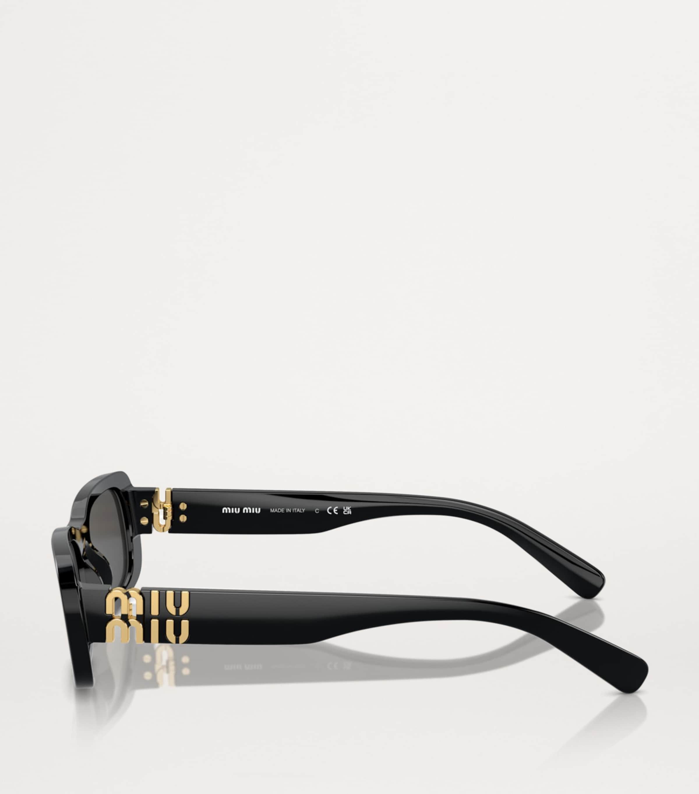 Acetate Rectangular Sunglasses 1AB5S0 Image 3