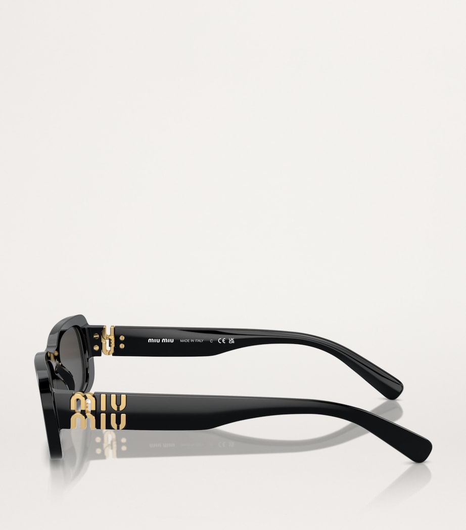 Acetate Rectangular Sunglasses 1AB5S0 Image 3