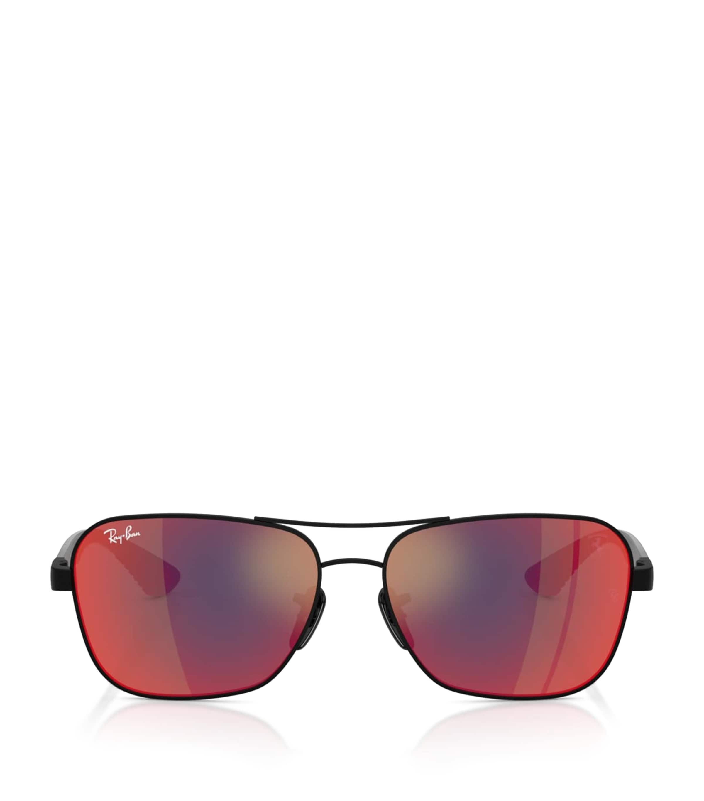 Ray Ban X Scuderia Ferrari Rb8336m Square Sunglasses In Multi