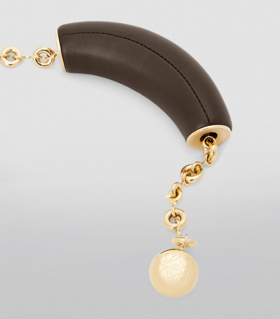 Small Leather Squeeze Top-Handle Bag CHOCOLATE Image 6