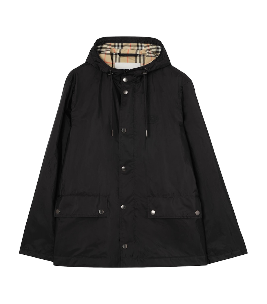 Burberry Mens Hooded Pembrey Jacket Black Image 1